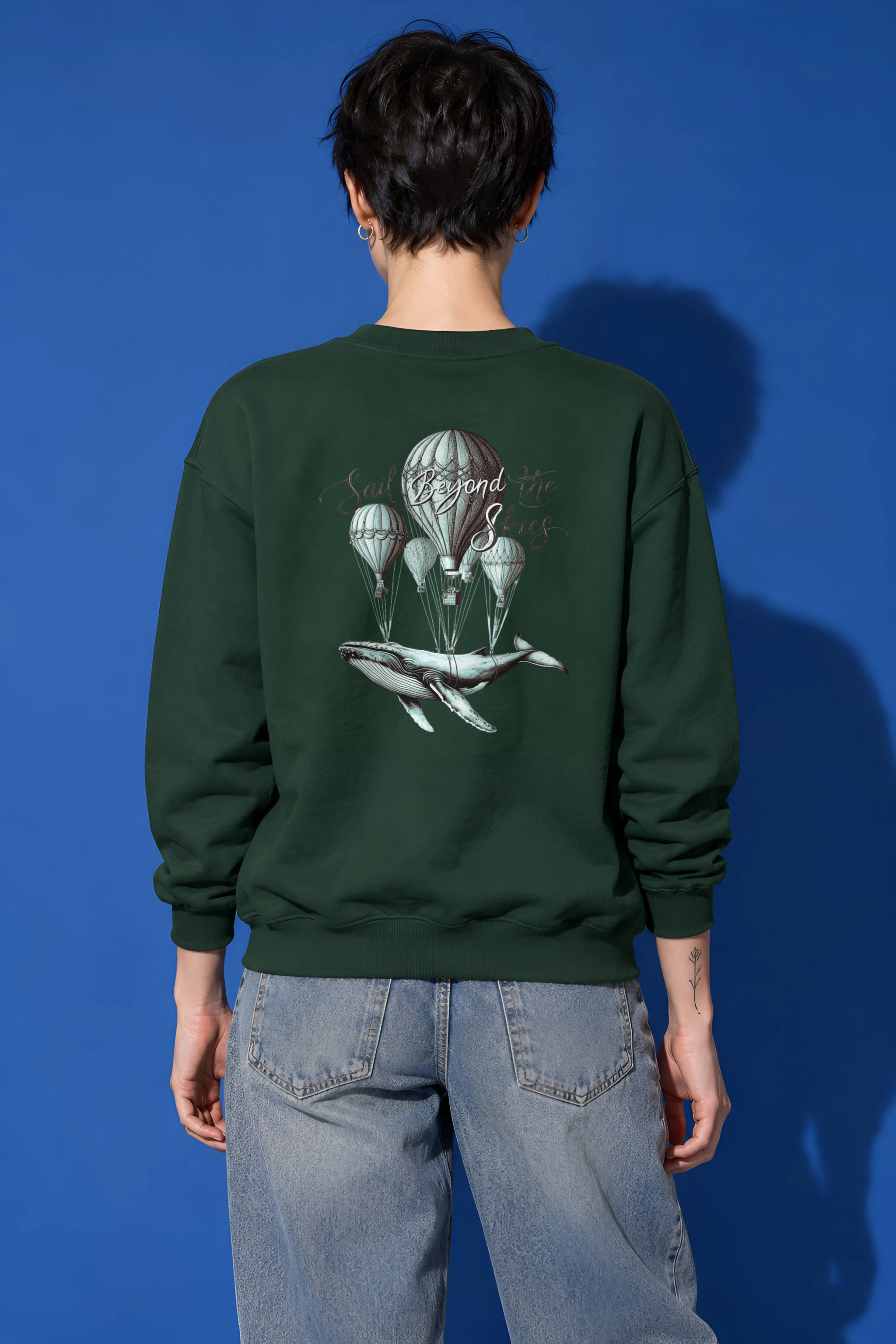 "Sail Beyond the Skies" 1 Crewneck Sweatshirt