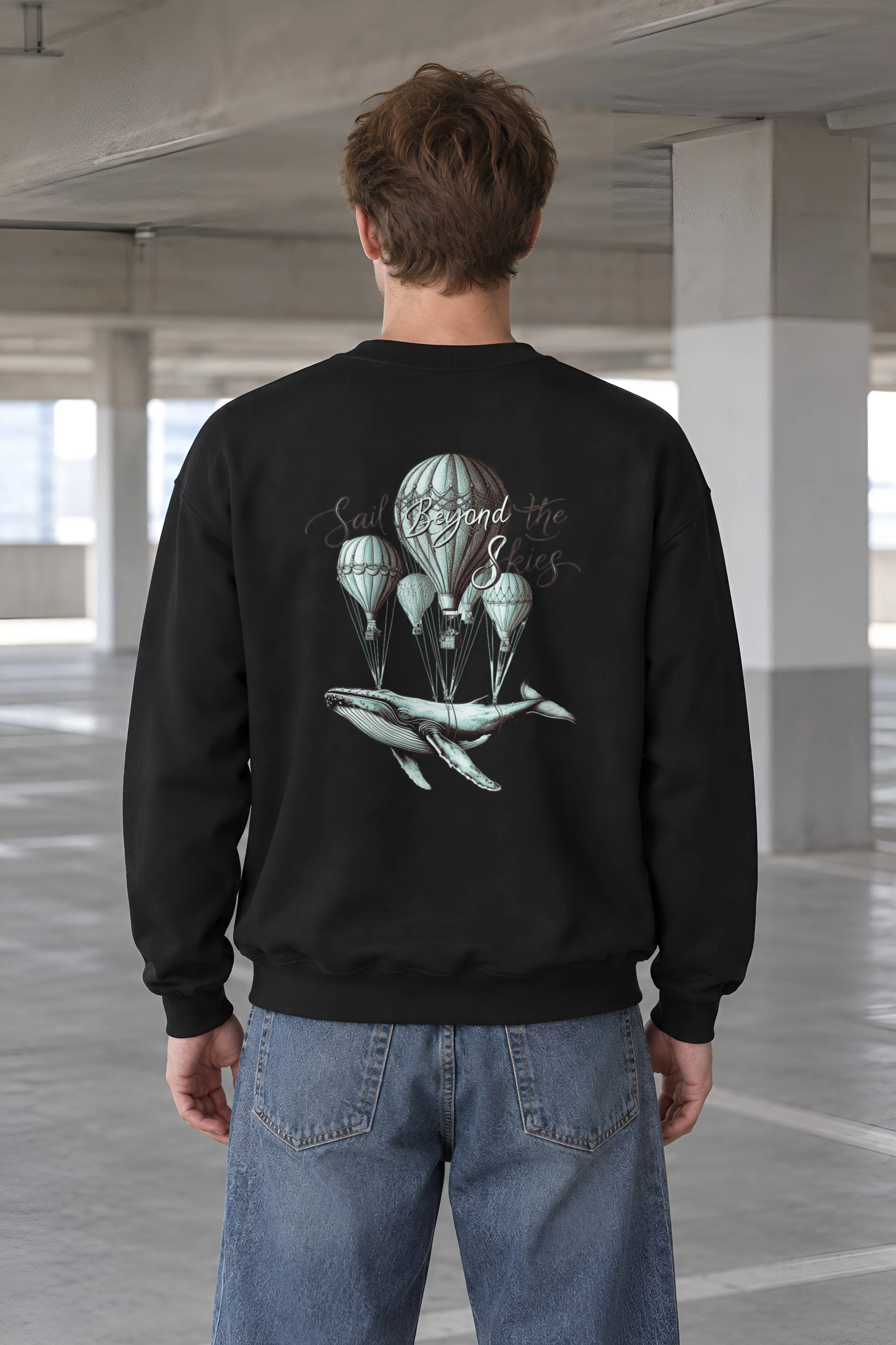 "Sail Beyond the Skies" 1 Crewneck Sweatshirt