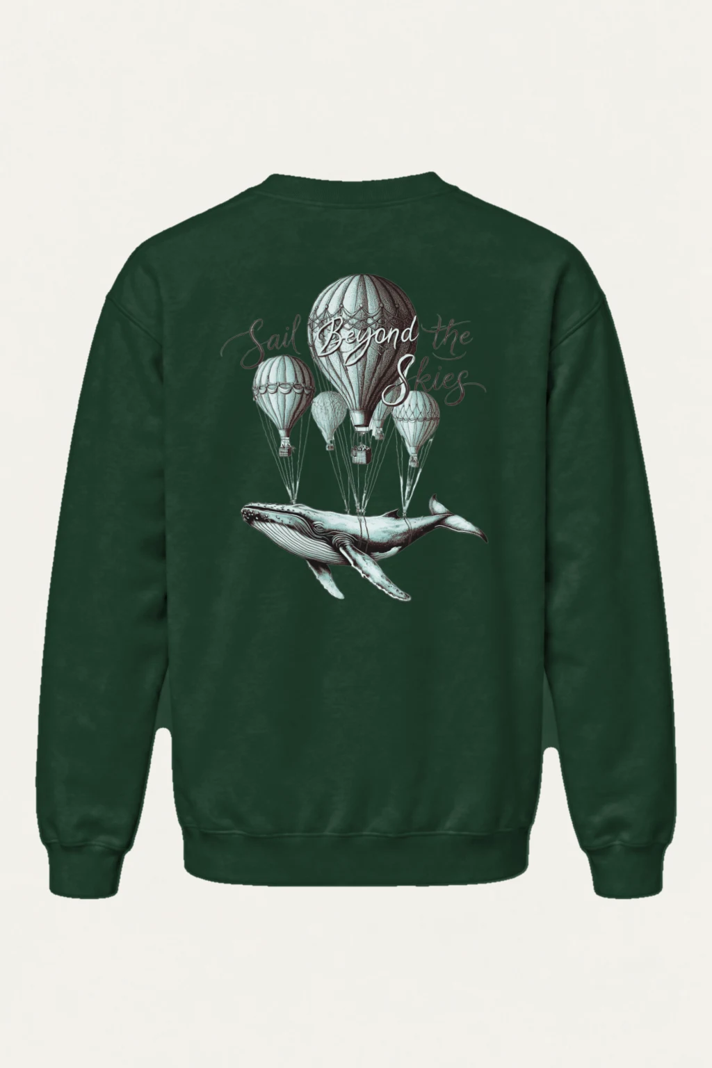 "Sail Beyond the Skies" Heavy Blend Unisex Crewneck Sweatshirt | Gildan 18000