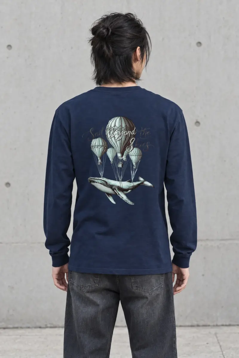 "Sail Beyond The Skies" Unisex Longsleeve T-shirt