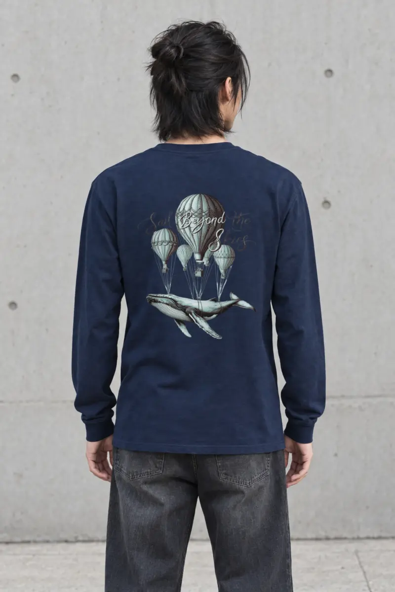 "Sail Beyond The Skies" Unisex Longsleeve T-shirt