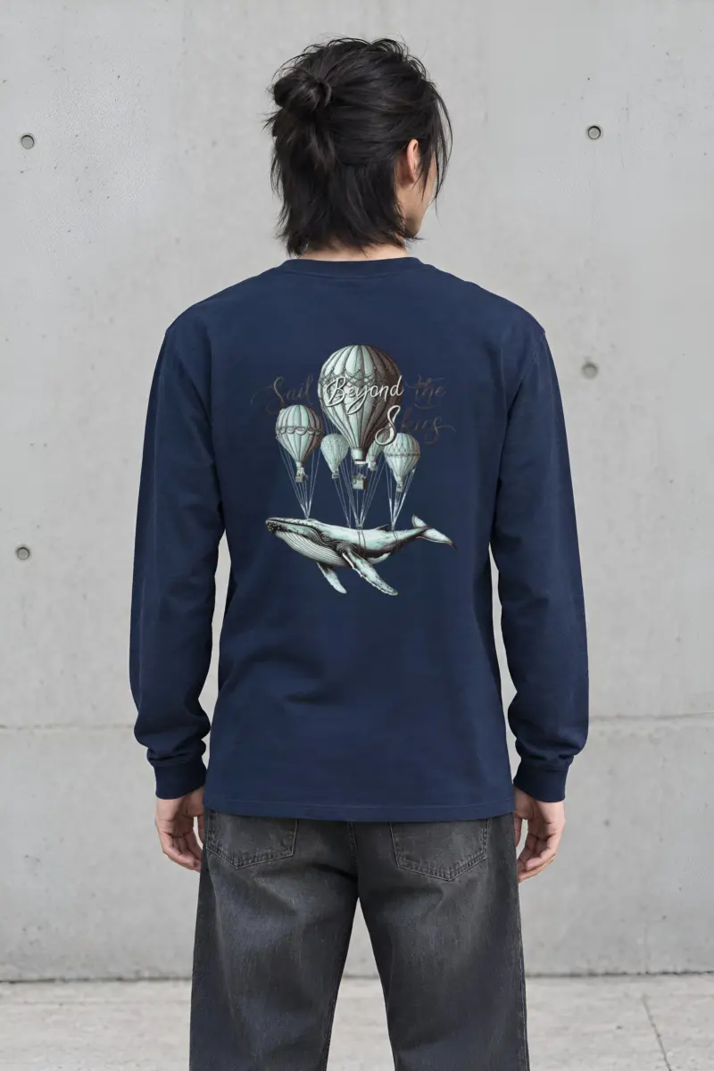 "Sail Beyond The Skies" Unisex Longsleeve T-shirt