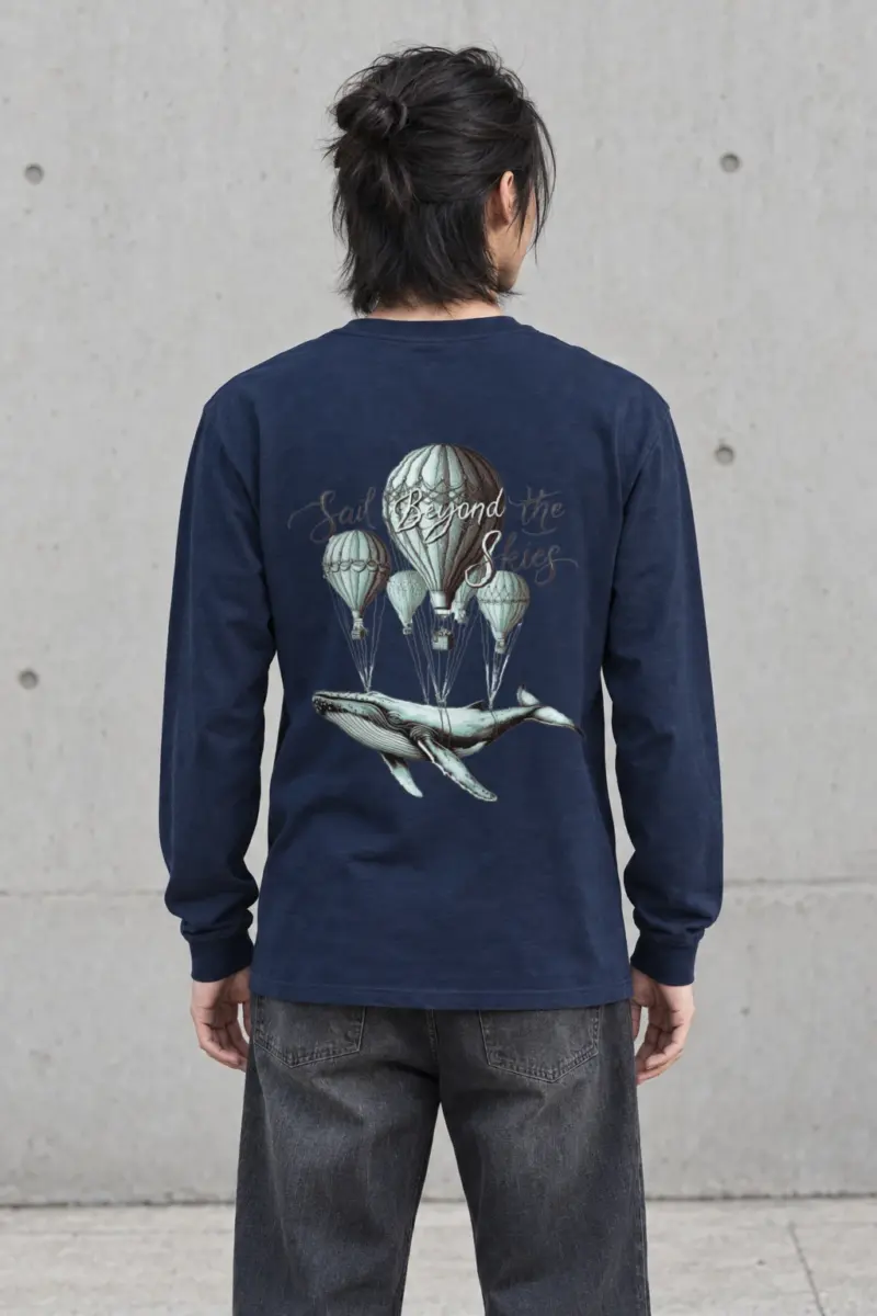 "Sail Beyond The Skies" Unisex Longsleeve T-shirt