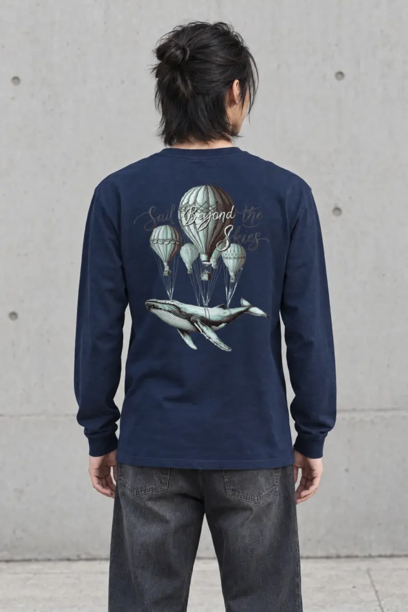 "Sail Beyond The Skies" Unisex Longsleeve T-shirt