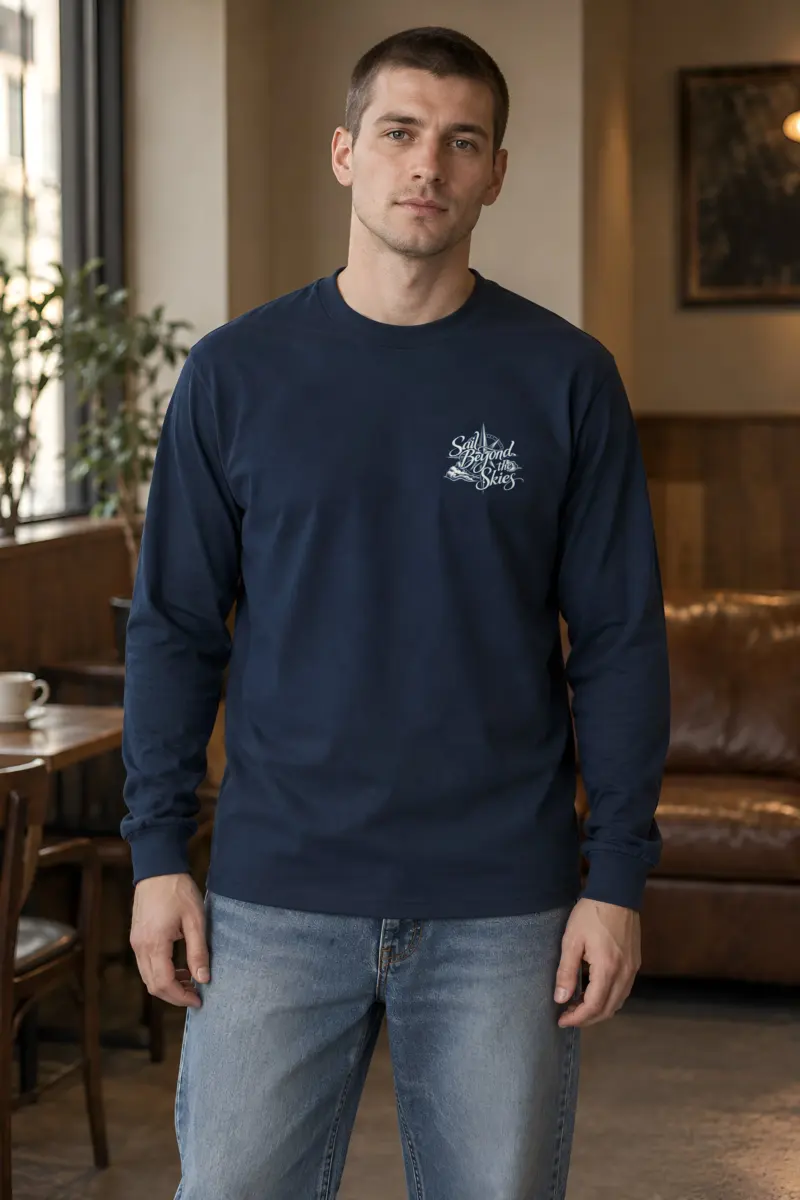"Sail Beyond The Skies" Unisex Longsleeve T-shirt