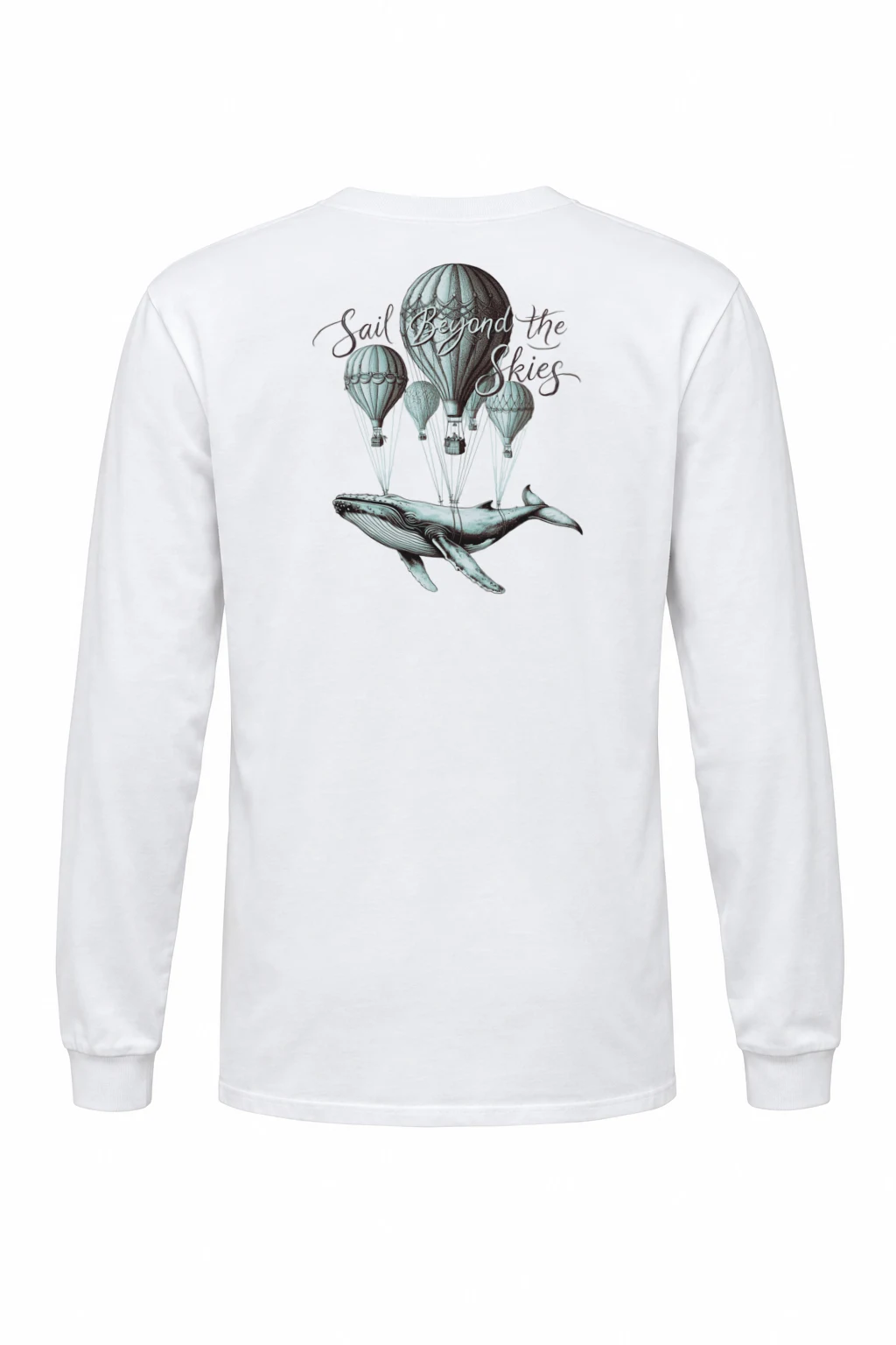 "Sail Beyond The Skies" Unisex Longsleeve T-shirt | Gildan 2400