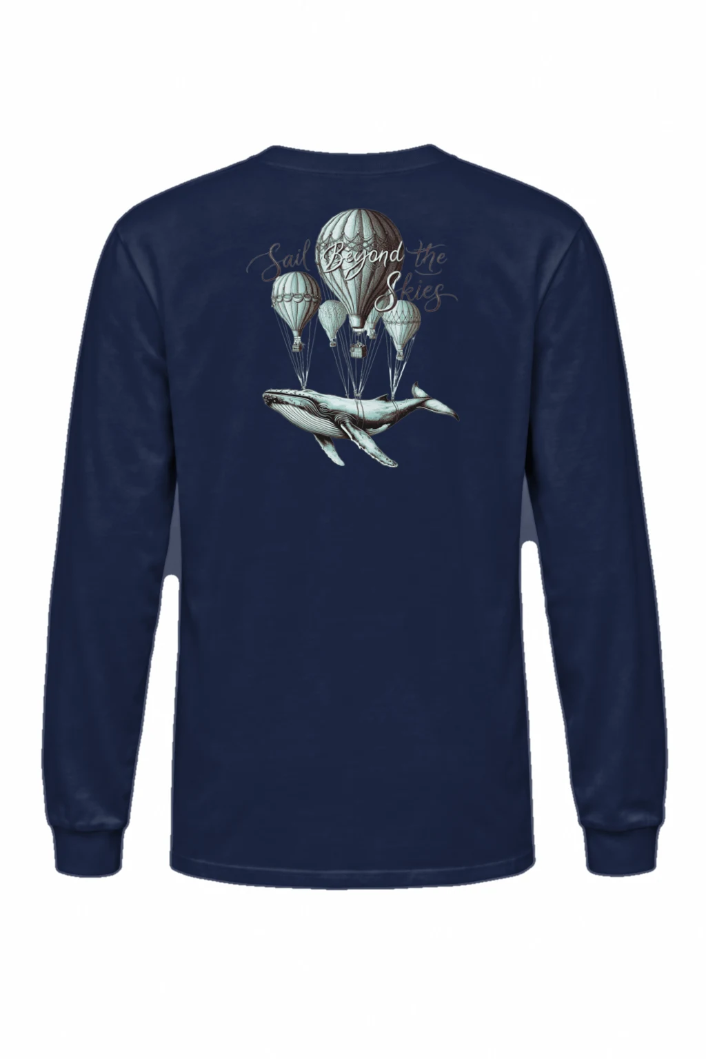 "Sail Beyond The Skies" Unisex Longsleeve T-shirt | Gildan 2400
