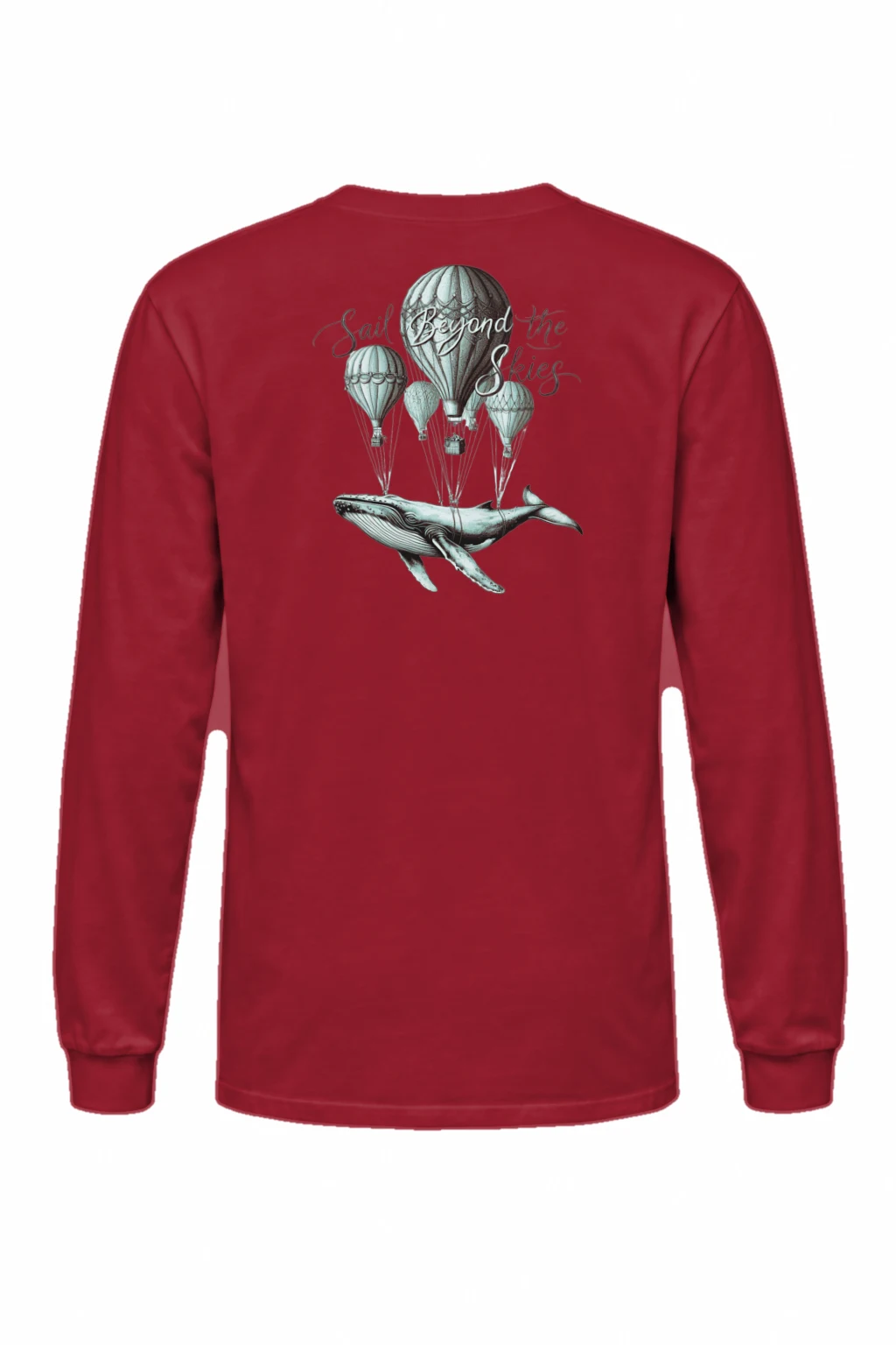 "Sail Beyond The Skies" Unisex Longsleeve T-shirt | Gildan 2400