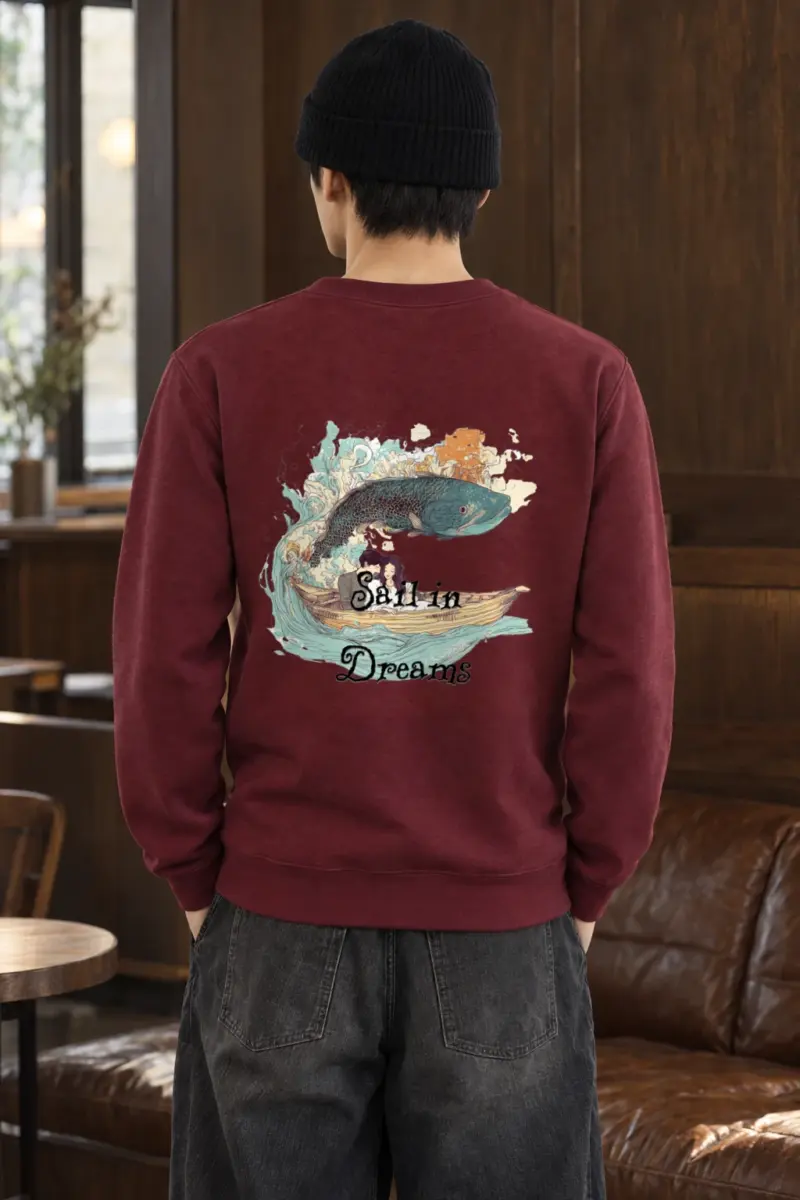 "Sail In Dreams" Heavy Blend Unisex Crewneck Sweatshirt