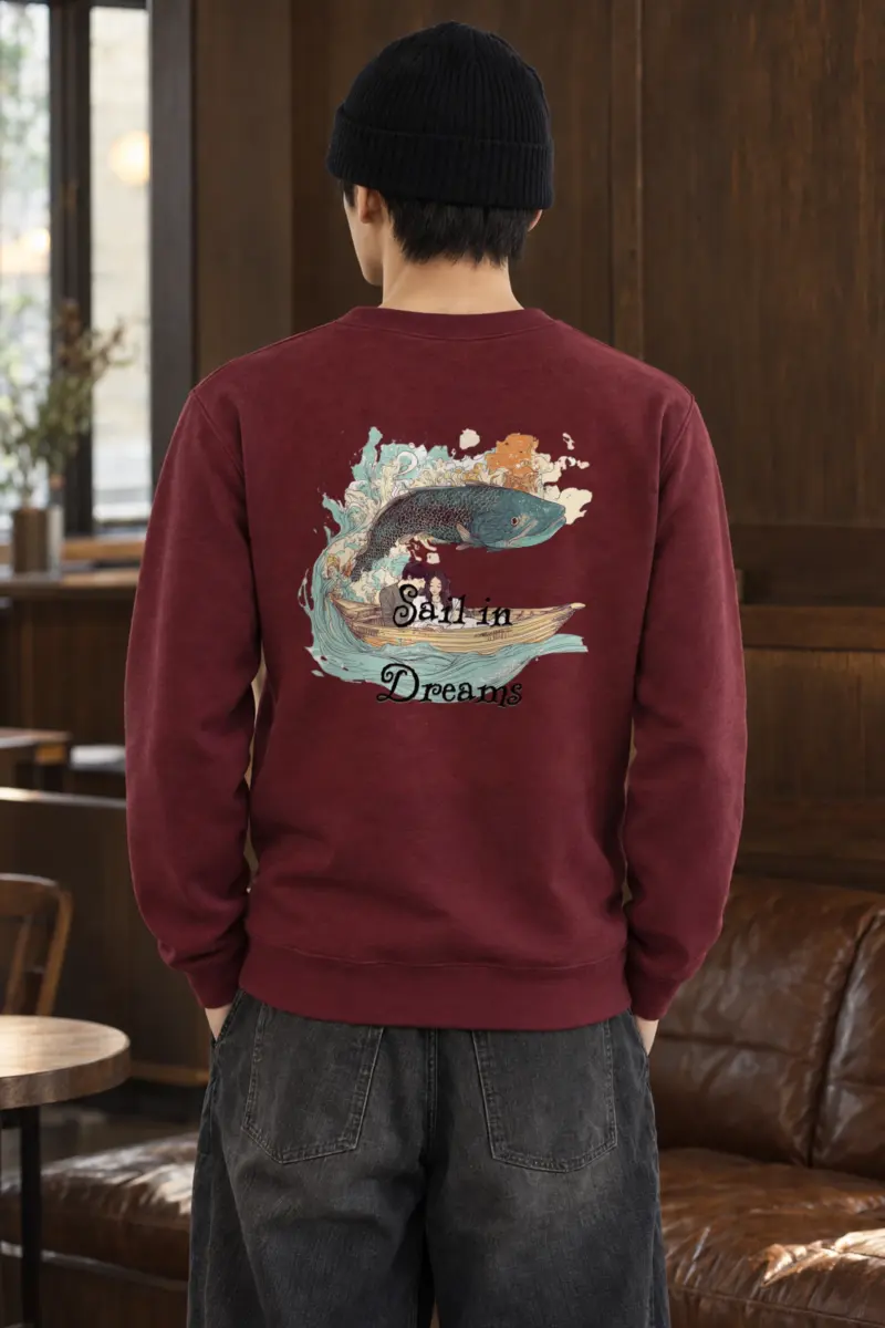 "Sail In Dreams" Heavy Blend Unisex Crewneck Sweatshirt
