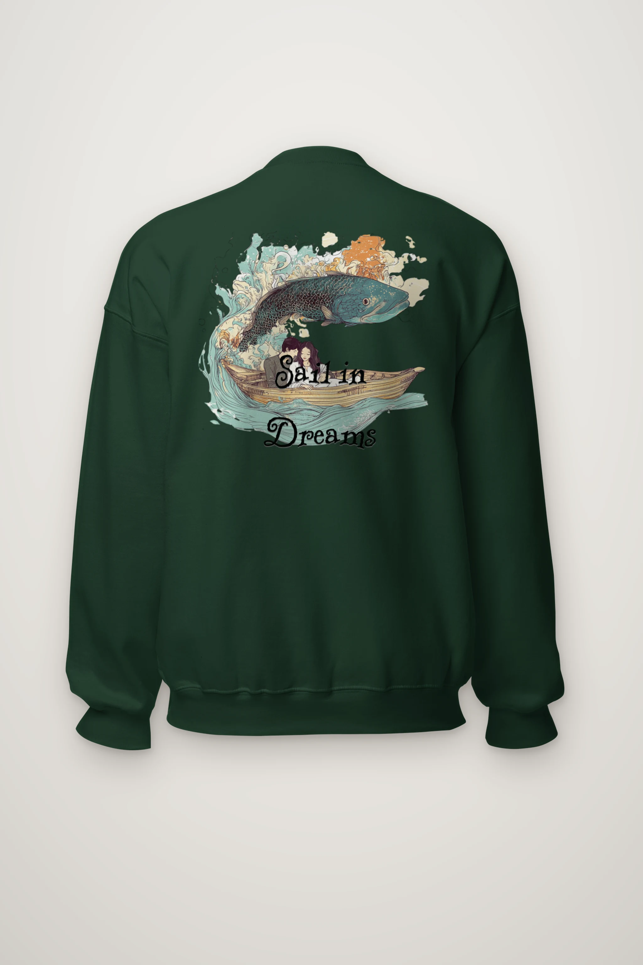 "Sail In Dreams" Heavy Blend Unisex Crewneck Sweatshirt