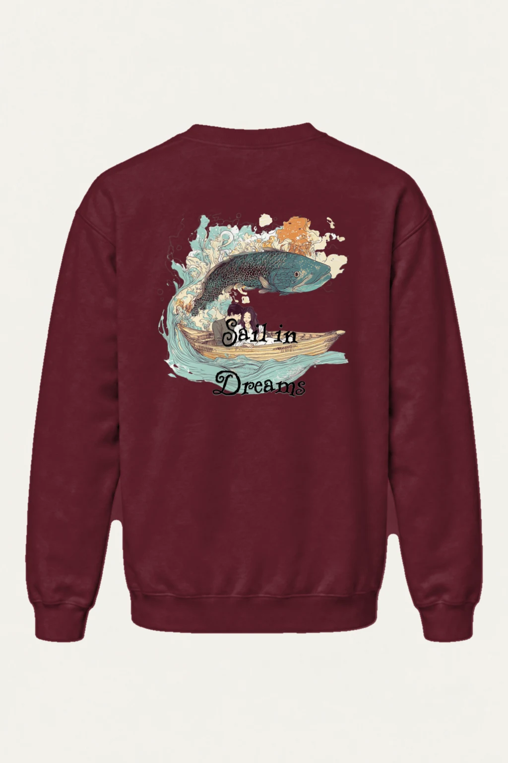 "Sail In Dreams" Heavy Blend Unisex Crewneck Sweatshirt | Gildan 18000