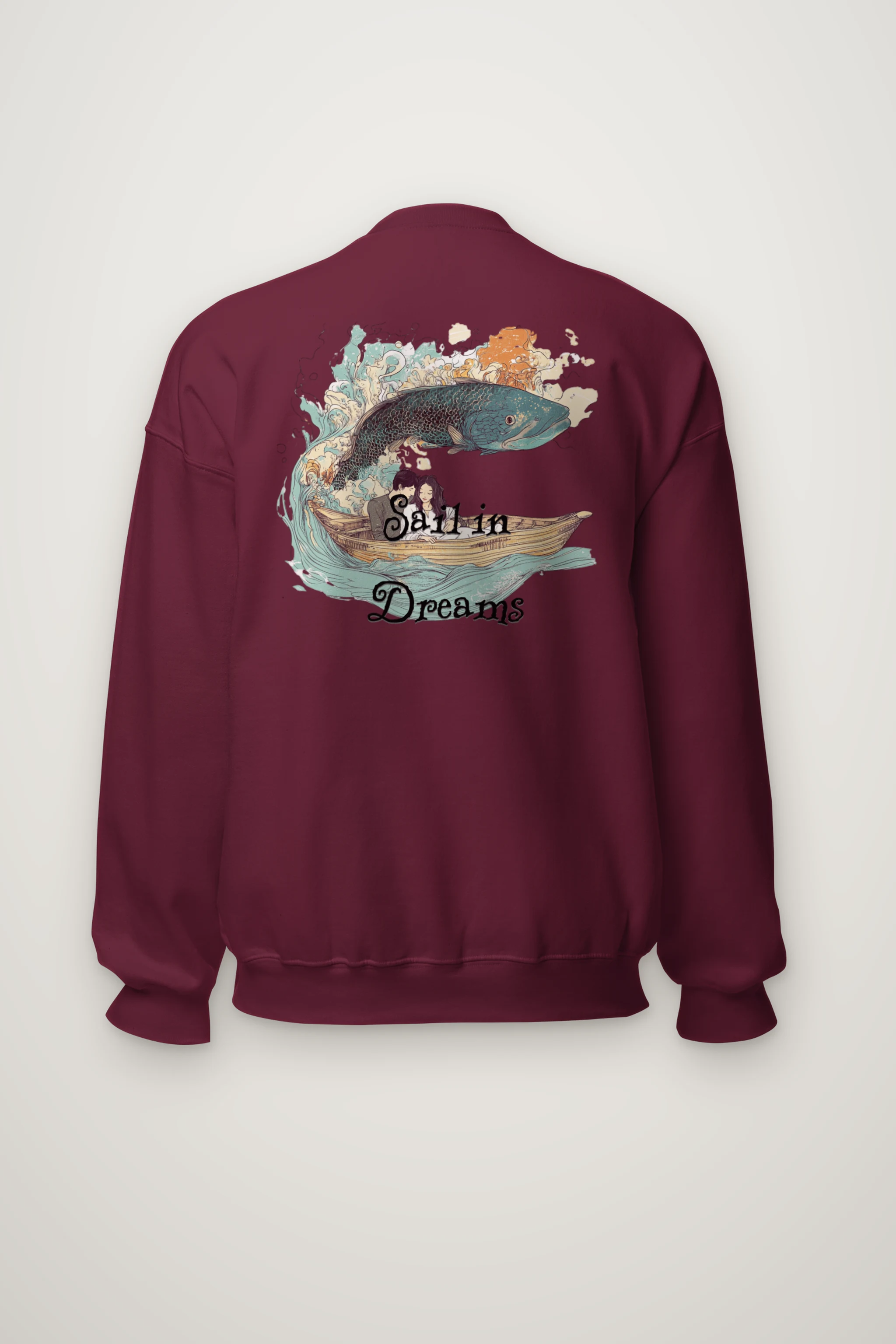 "Sail In Dreams" Heavy Blend Unisex Crewneck Sweatshirt