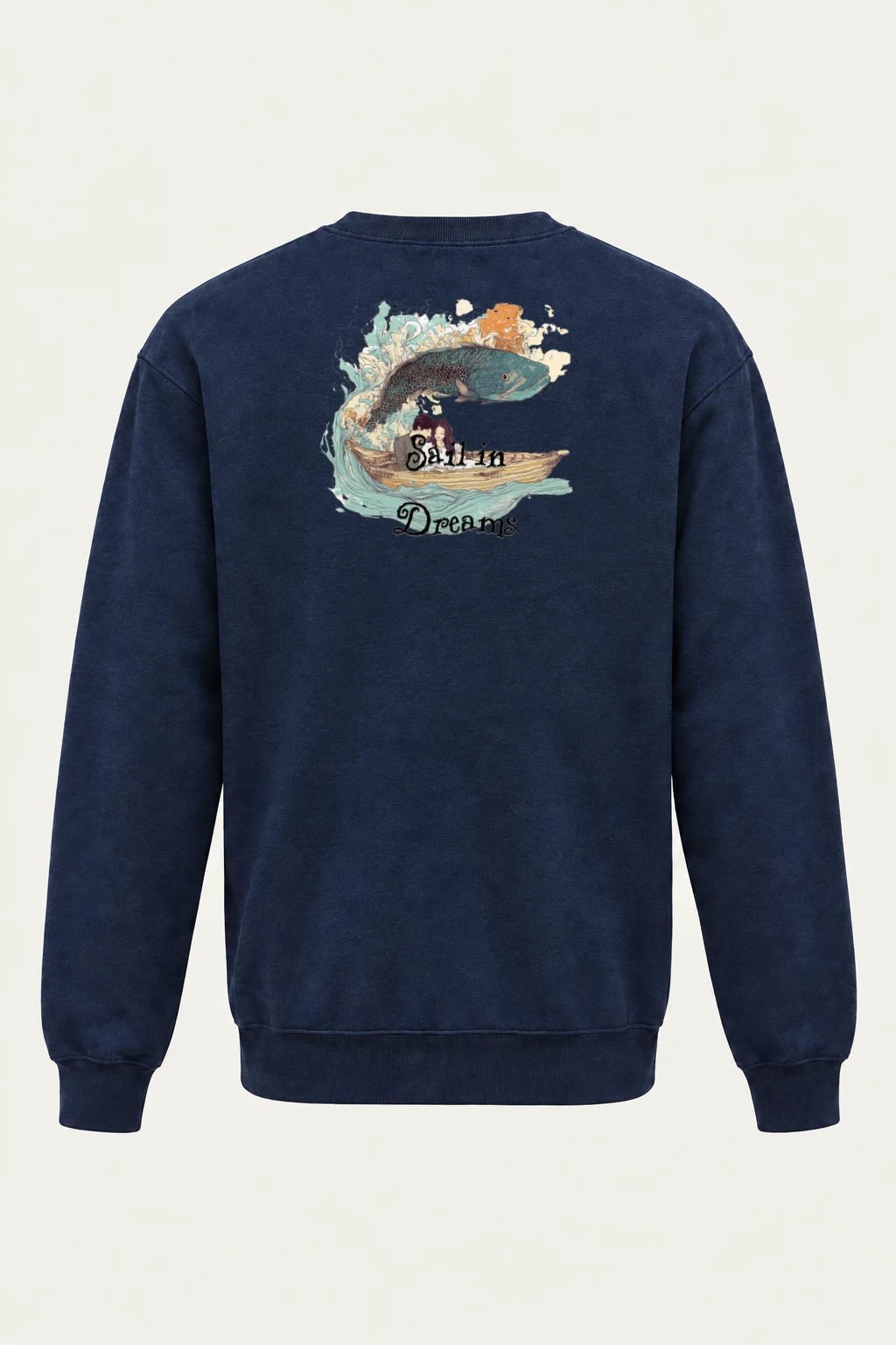 "Sail In Dreams" Heavy Blend Unisex Crewneck Sweatshirt | Gildan 18000
