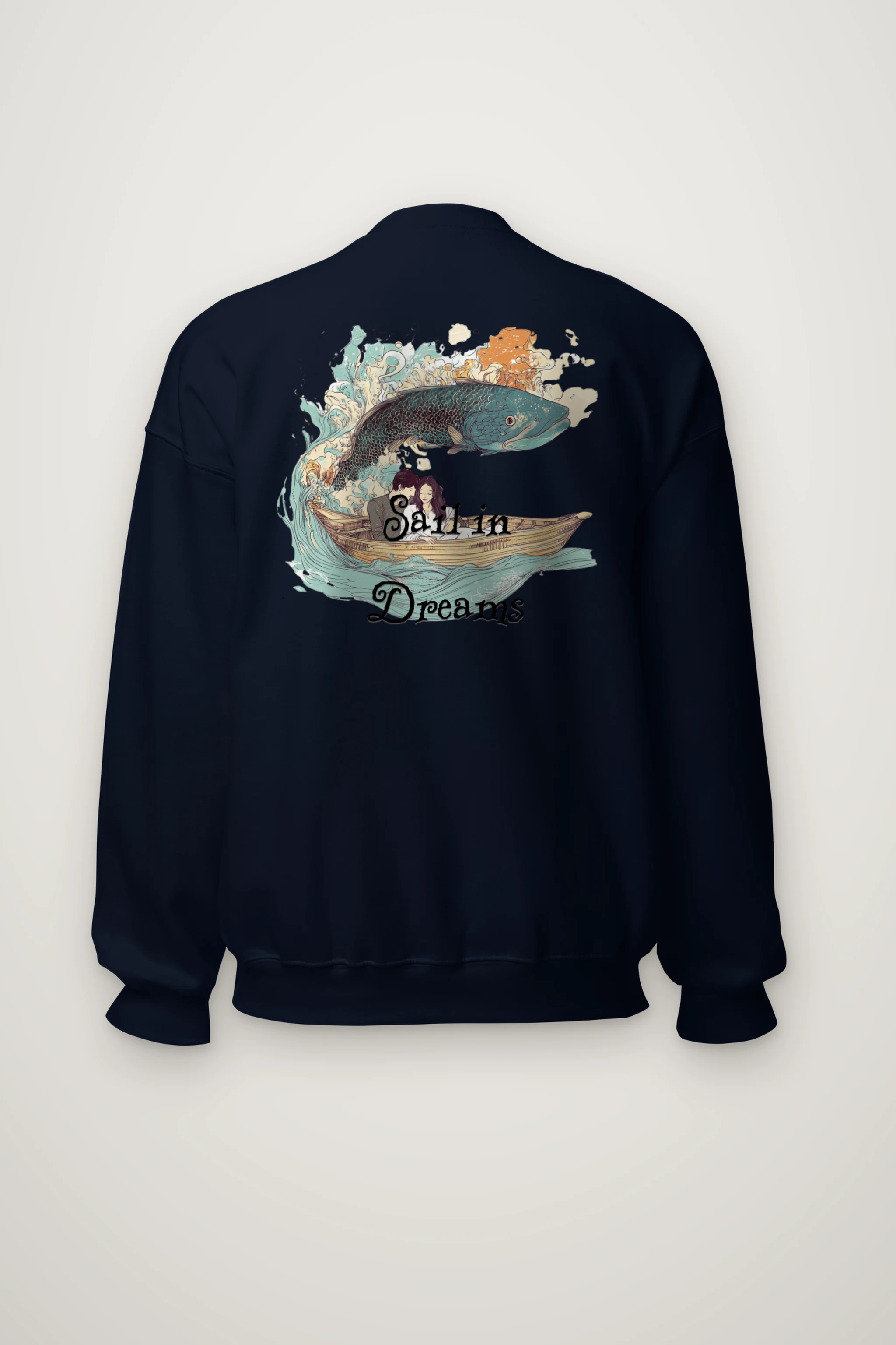 "Sail In Dreams" Heavy Blend Unisex Crewneck Sweatshirt