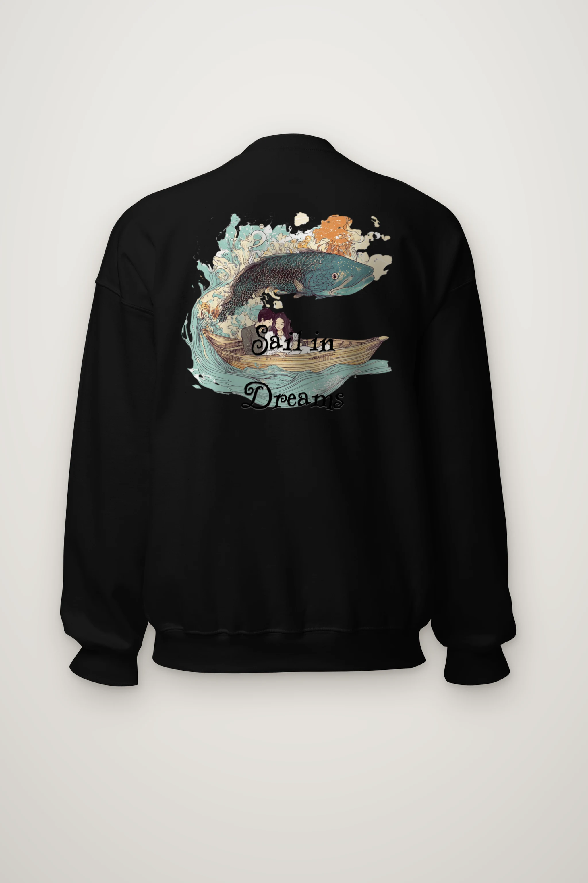"Sail In Dreams" Heavy Blend Unisex Crewneck Sweatshirt