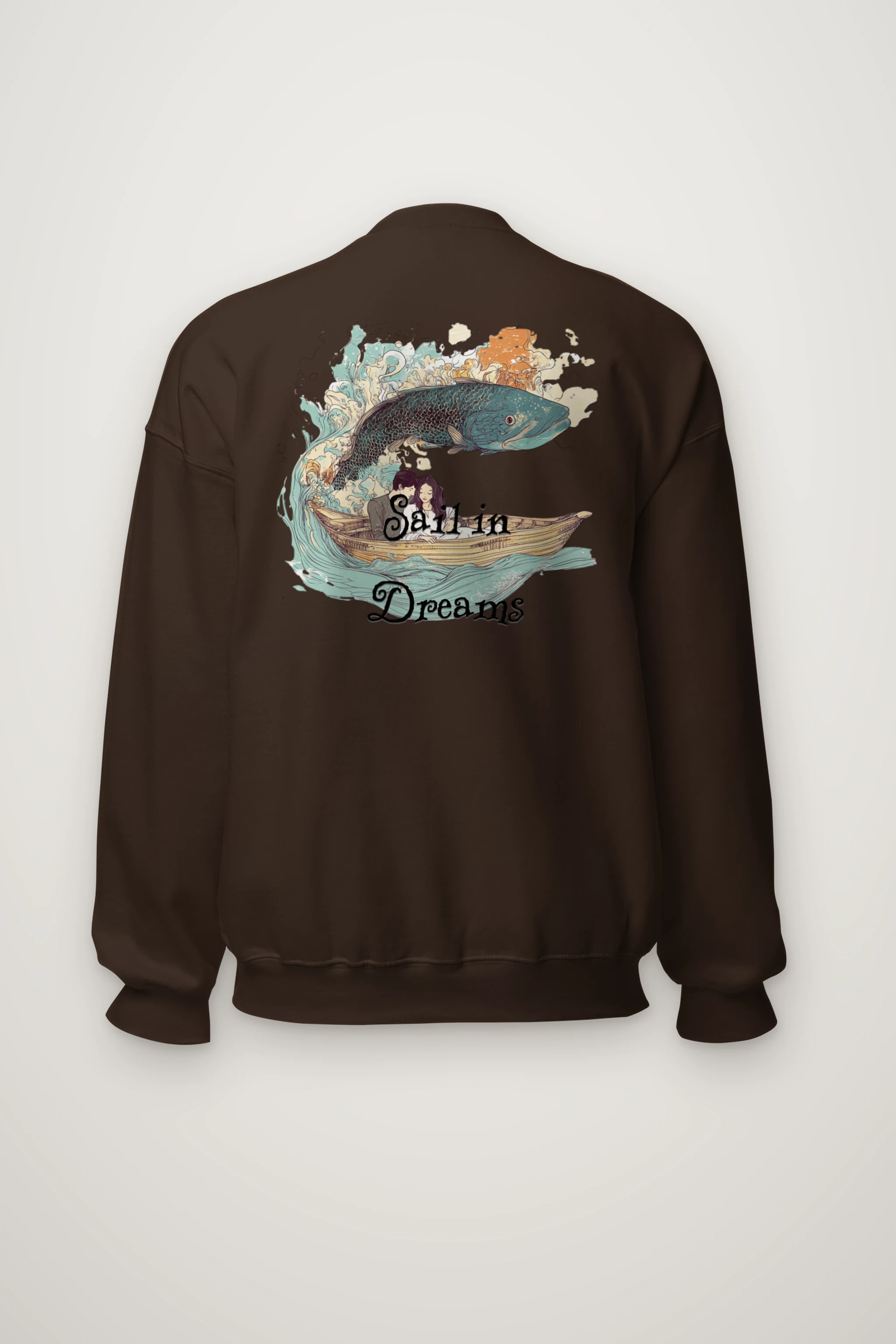 "Sail In Dreams" Heavy Blend Unisex Crewneck Sweatshirt