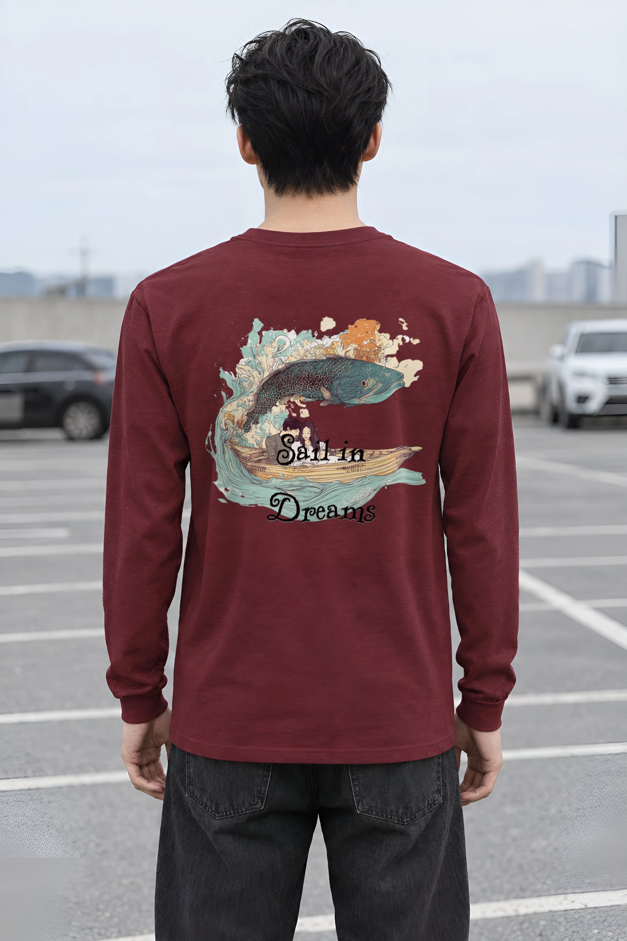 "Sail in Dreams" Unisex Longsleeve T-shirt