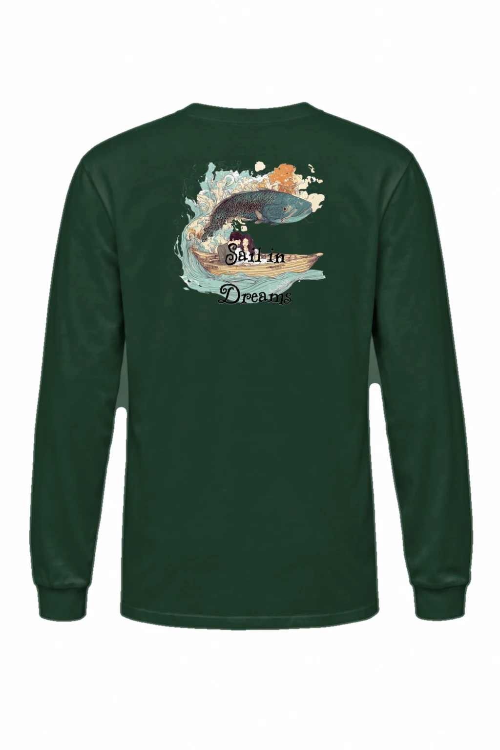 "Sail in Dreams" Unisex Longsleeve T-shirt | Gildan 2400