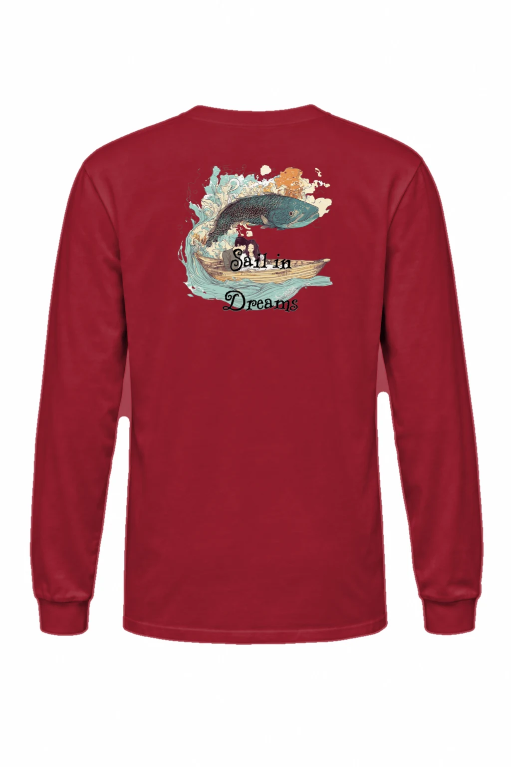 "Sail in Dreams" Unisex Longsleeve T-shirt | Gildan 2400