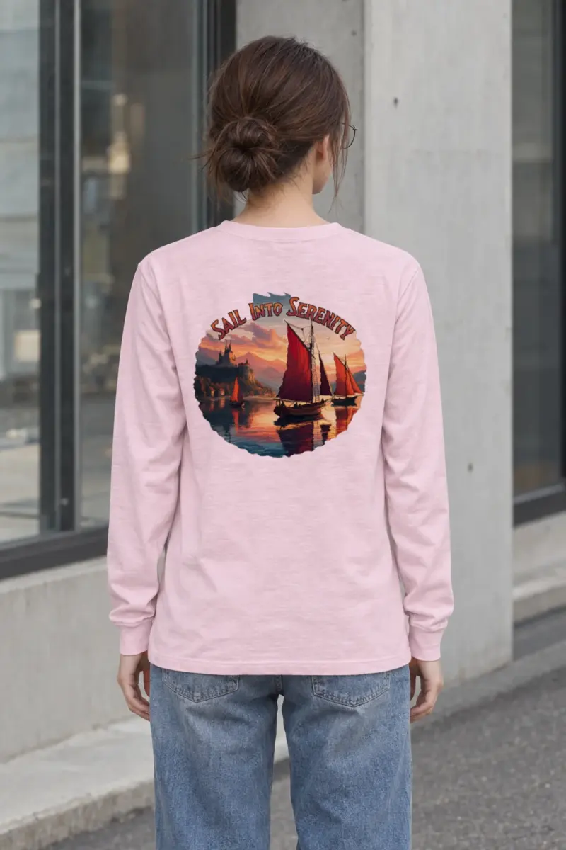 "Sail Into Serenity" Unisex Longsleeve T-shirt