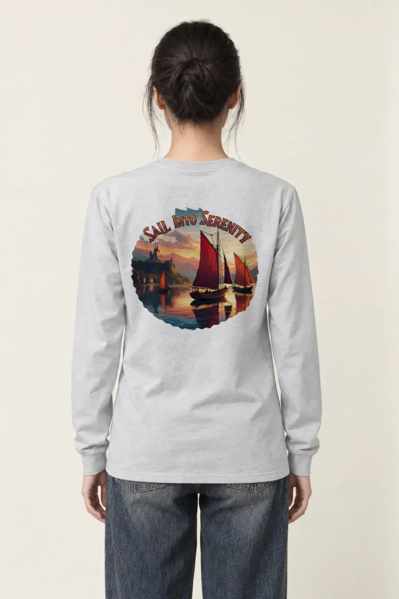 "Sail Into Serenity" Unisex Longsleeve T-shirt