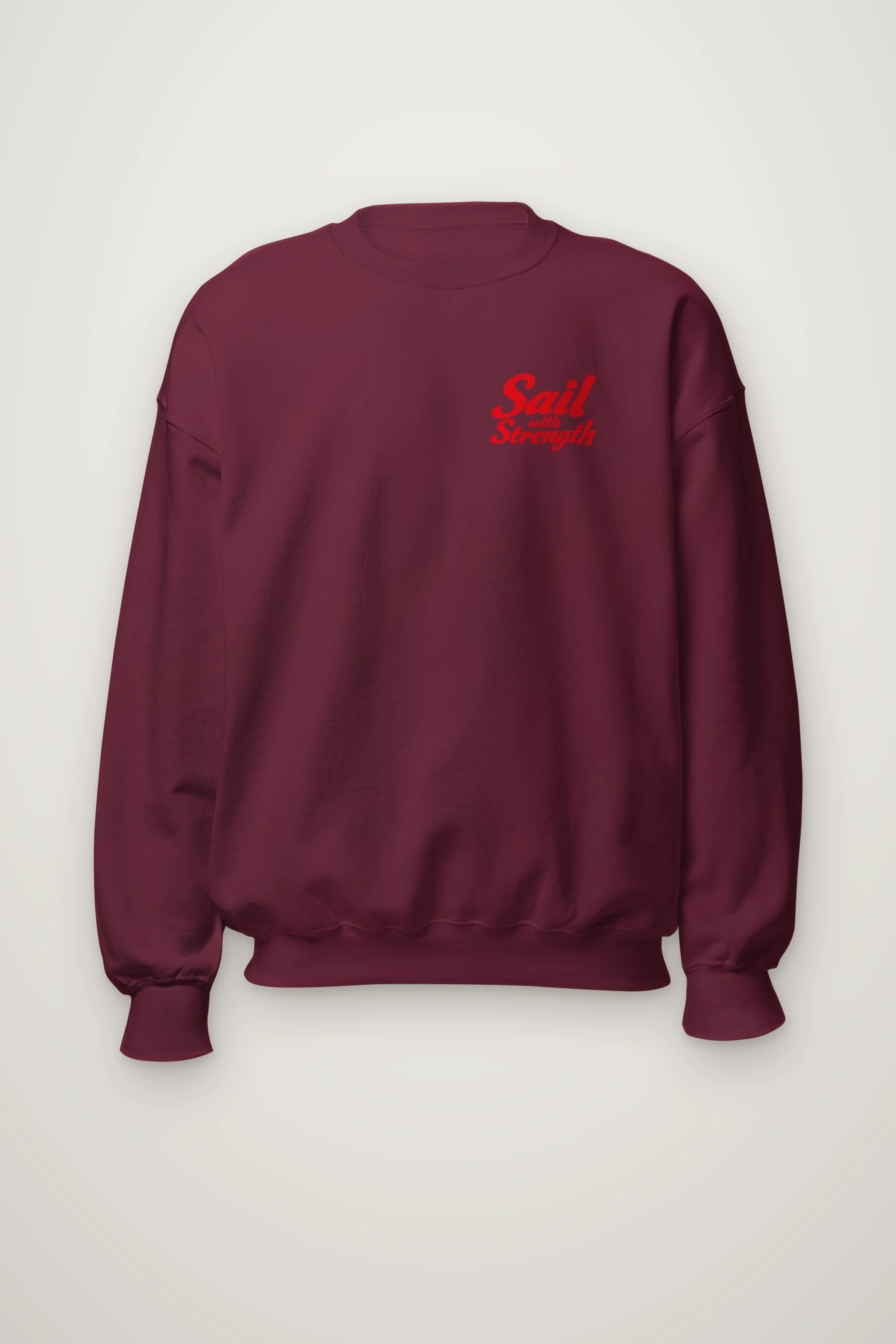 "Sail With Strength" Heavy Blend Unisex Crewneck Sweatshirt