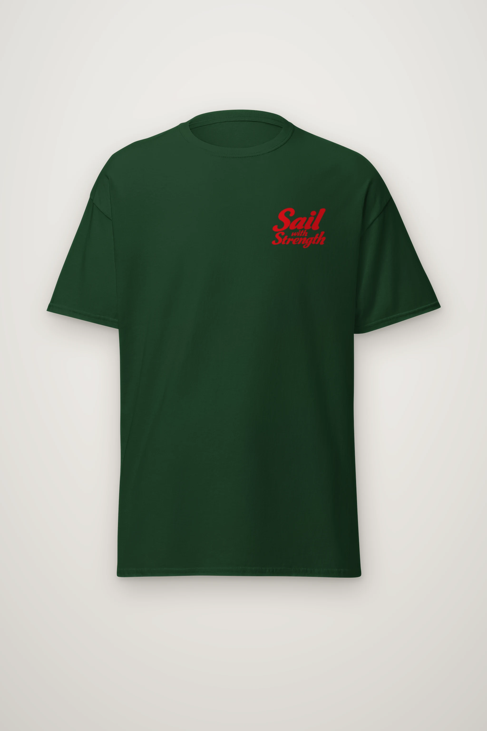 "Sail With Strength" Heavyweight Unisex Crewneck T-shirt