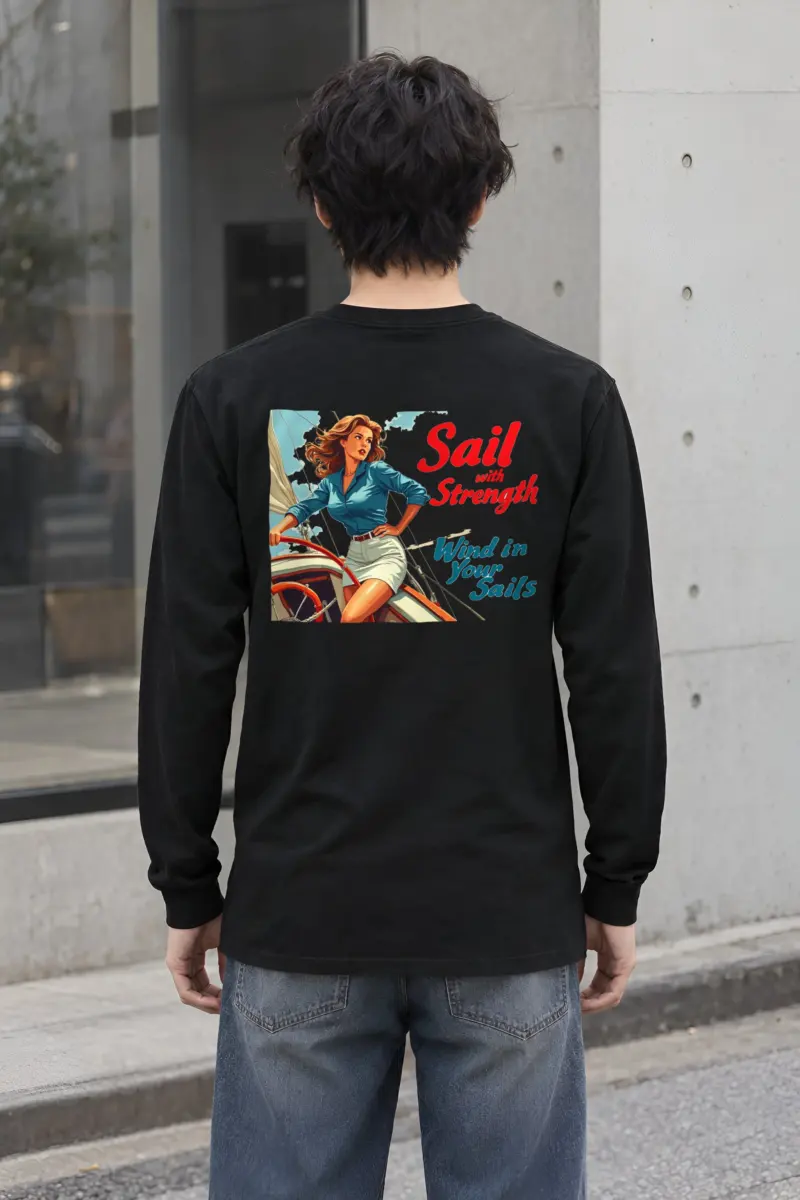 "Sail With Strength" Unisex Longsleeve T-shirt