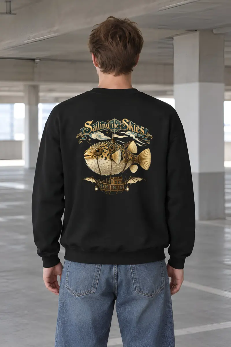 "Sailing The Skies" Heavy Blend Unisex Crewneck Sweatshirt