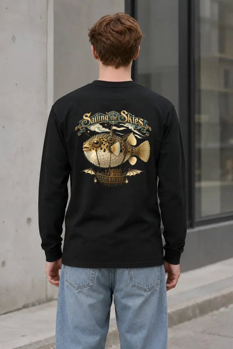 "Sailing The Skies" Unisex Longsleeve T-shirt