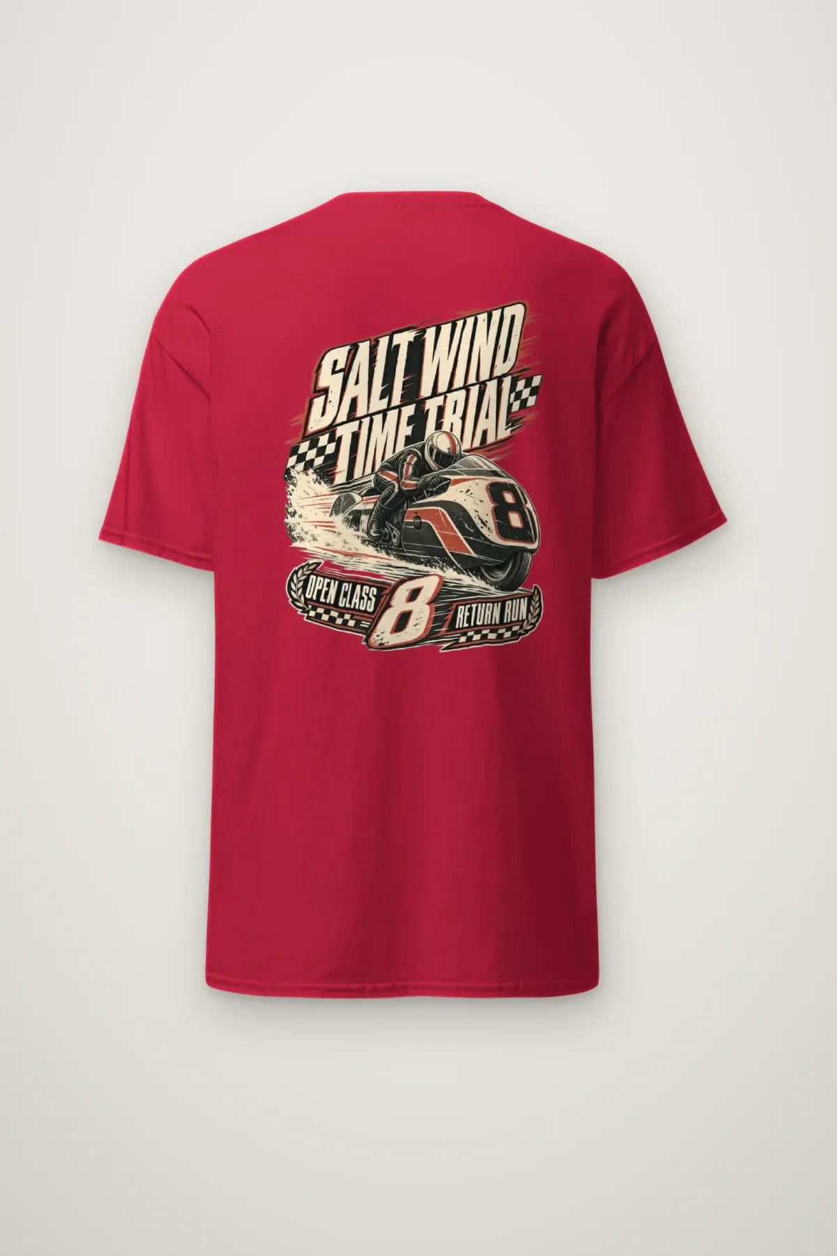 "Salt Wind Time Trial" Heavyweight Unisex Crewneck T-shirt