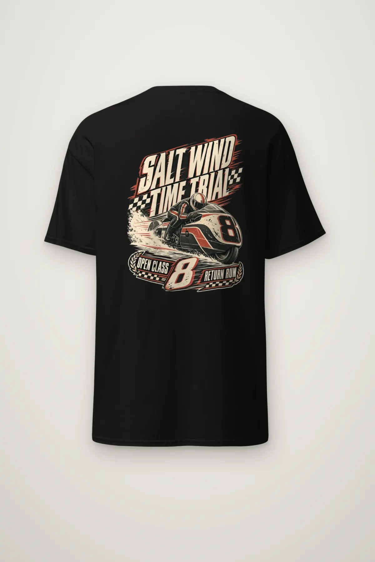 "Salt Wind Time Trial" Heavyweight Unisex Crewneck T-shirt