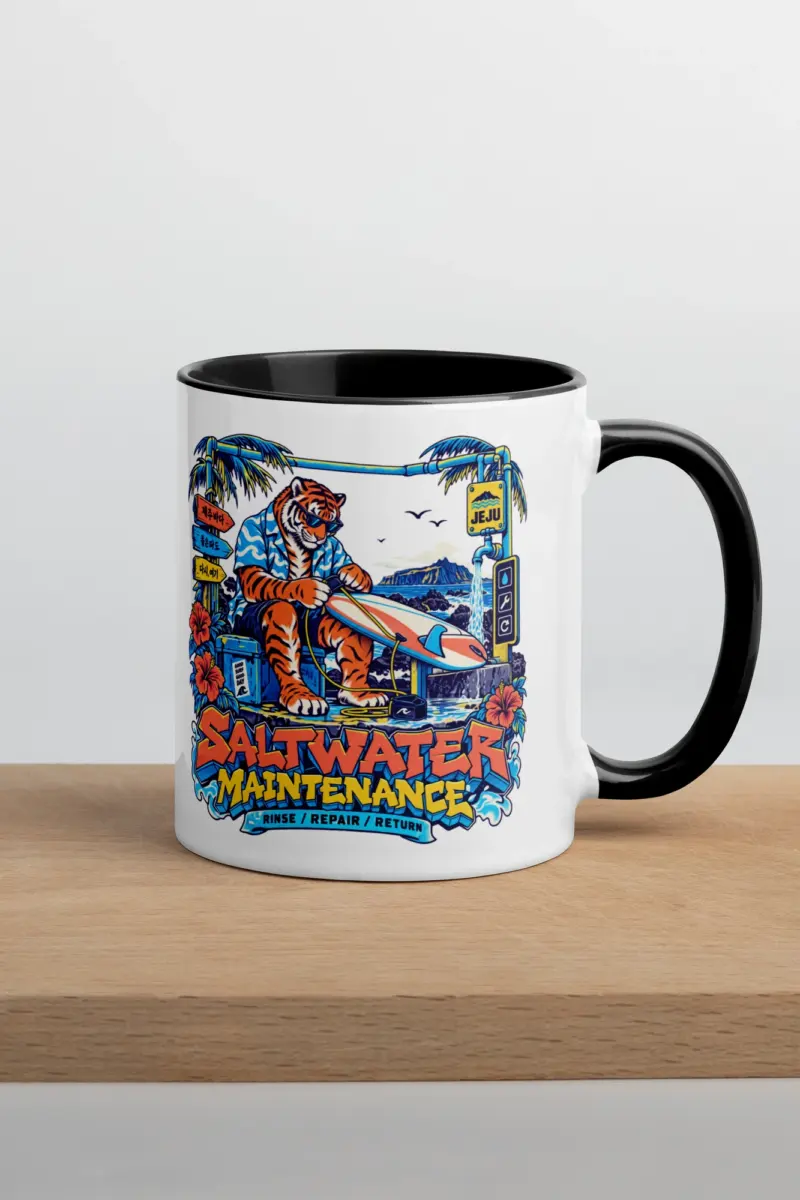 “Saltwater Maintenance” 11oz Ceramic Mug