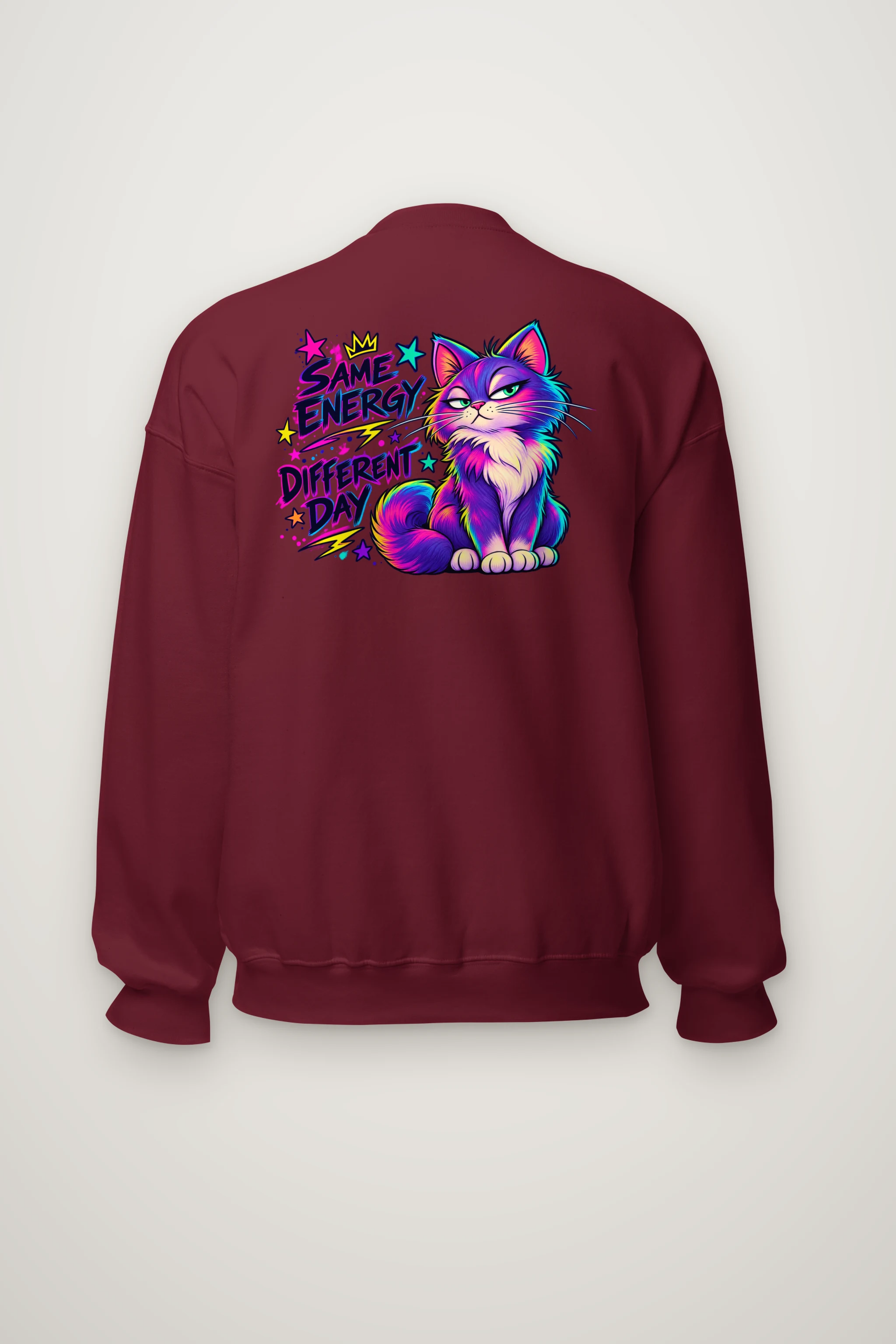 "Same Energy Different Day" Heavy Blend Unisex Crewneck Sweatshirt