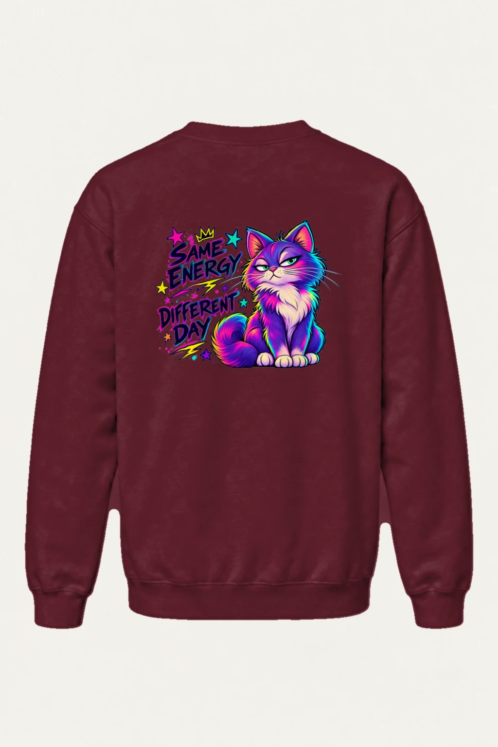"Same Energy Different Day" Heavy Blend Unisex Crewneck Sweatshirt | Gildan 18000