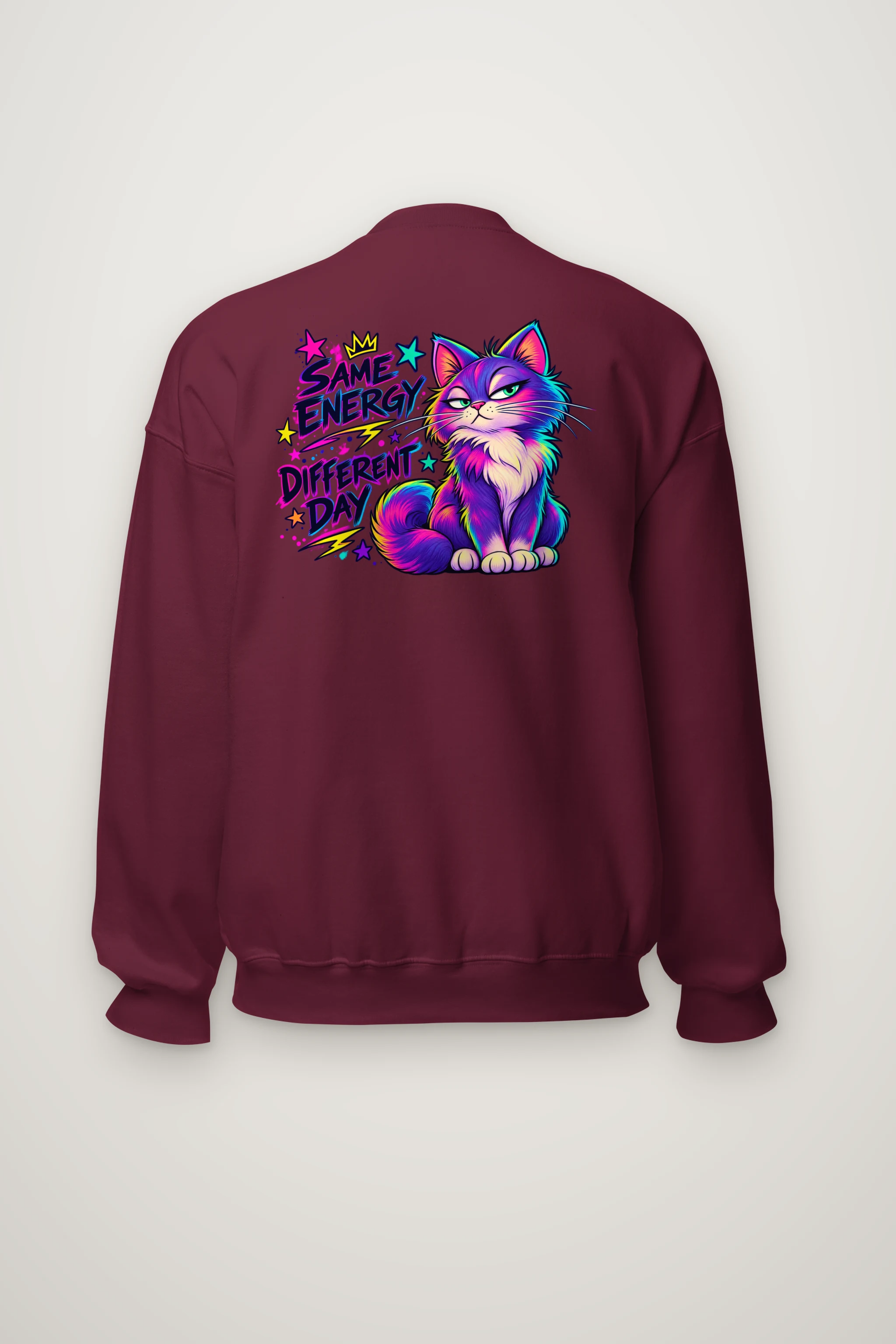 "Same Energy Different Day" Heavy Blend Unisex Crewneck Sweatshirt