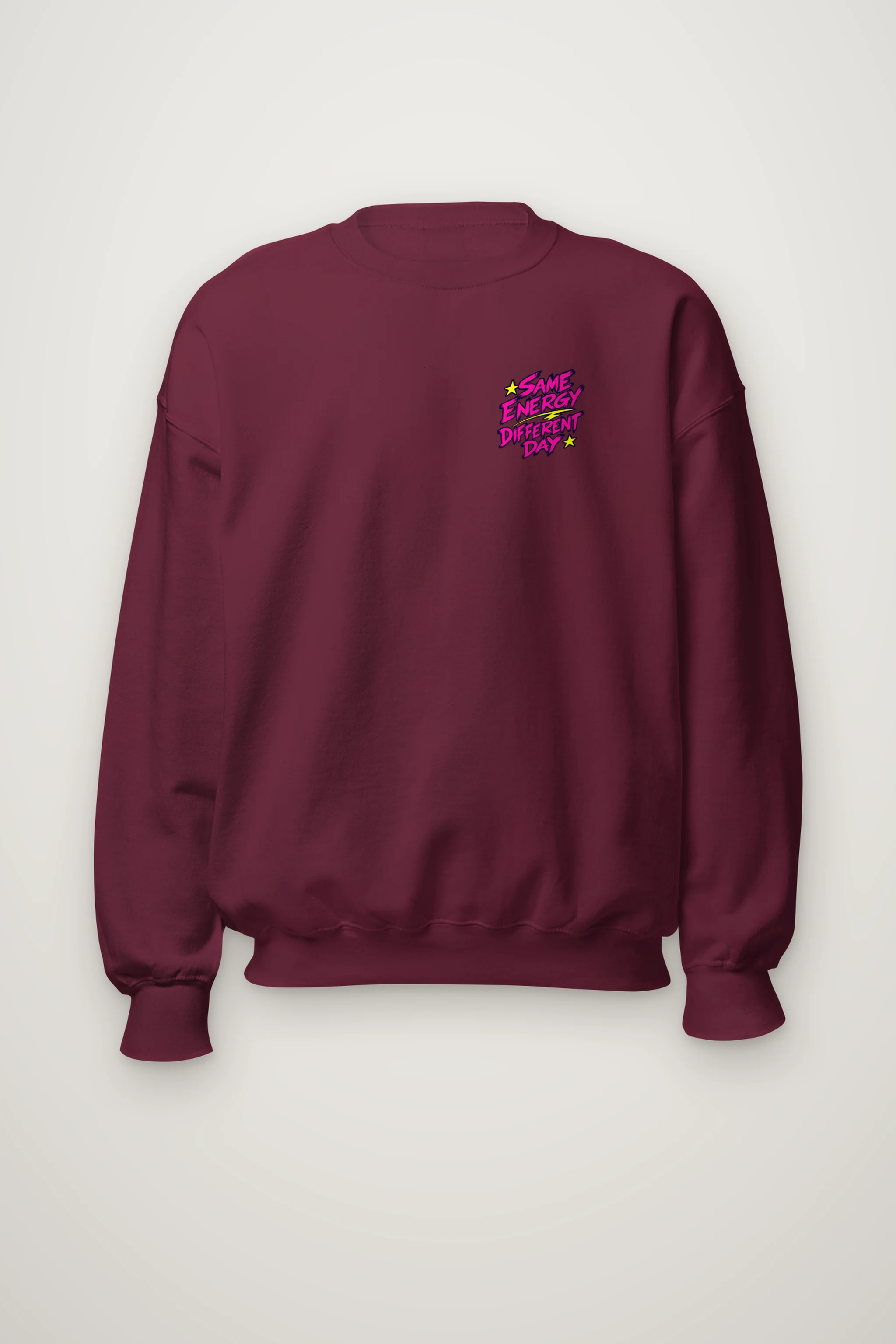 "Same Energy Different Day" Heavy Blend Unisex Crewneck Sweatshirt