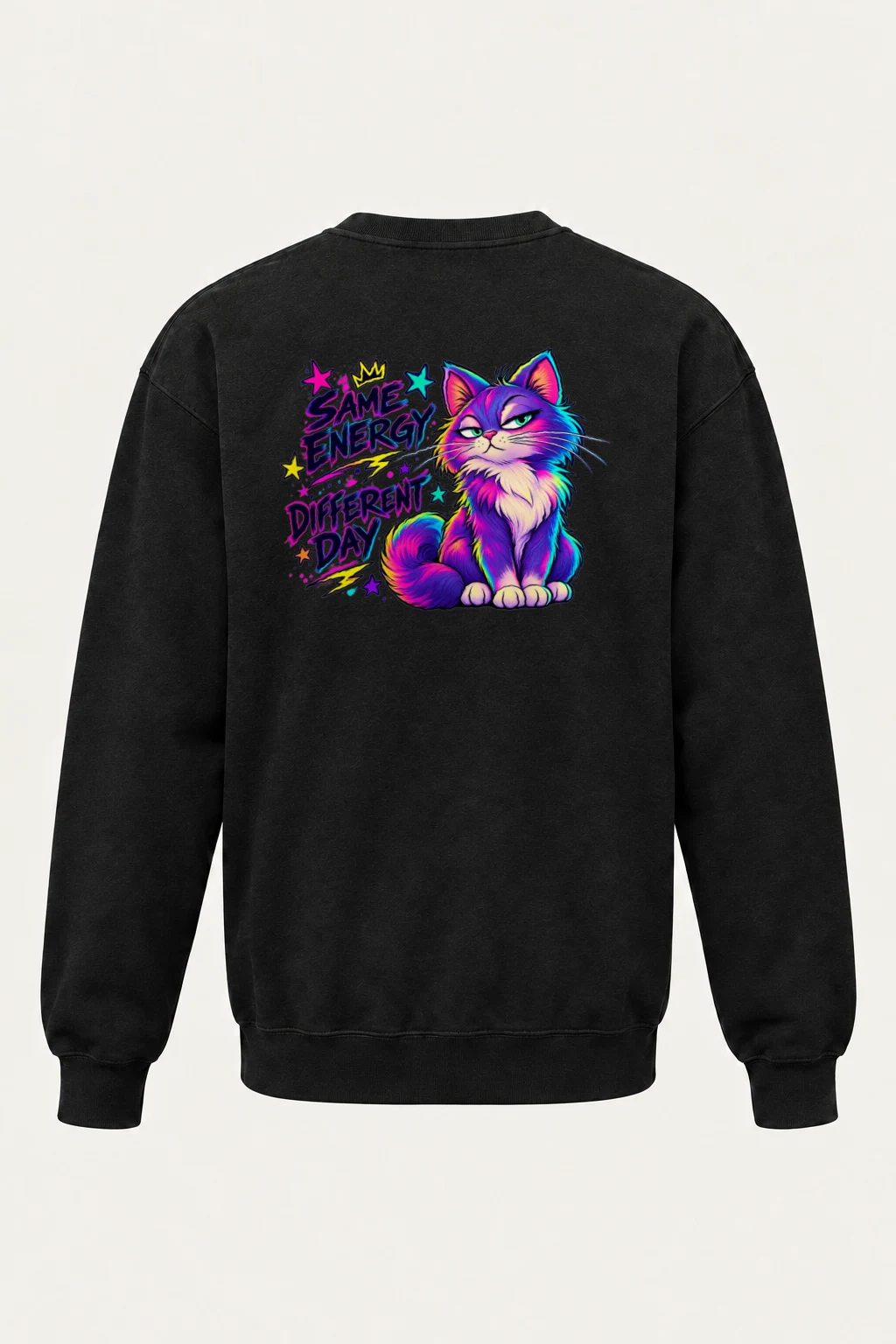 "Same Energy Different Day" Heavy Blend Unisex Crewneck Sweatshirt | Gildan 18000
