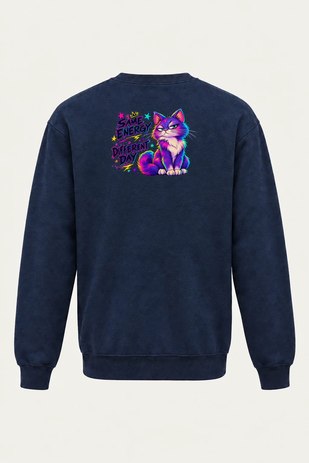 "Same Energy Different Day" Heavy Blend Unisex Crewneck Sweatshirt | Gildan 18000