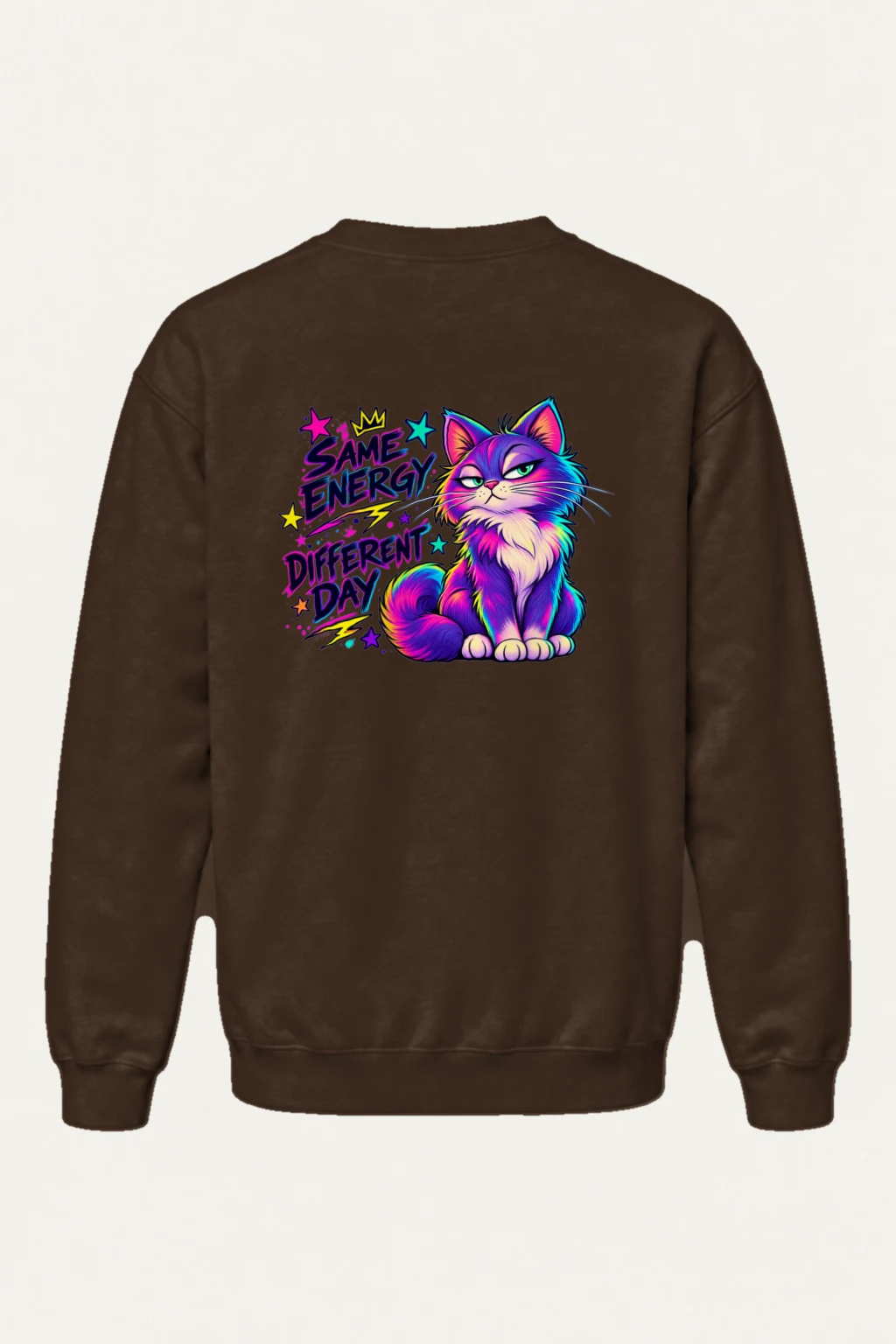 "Same Energy Different Day" Heavy Blend Unisex Crewneck Sweatshirt | Gildan 18000
