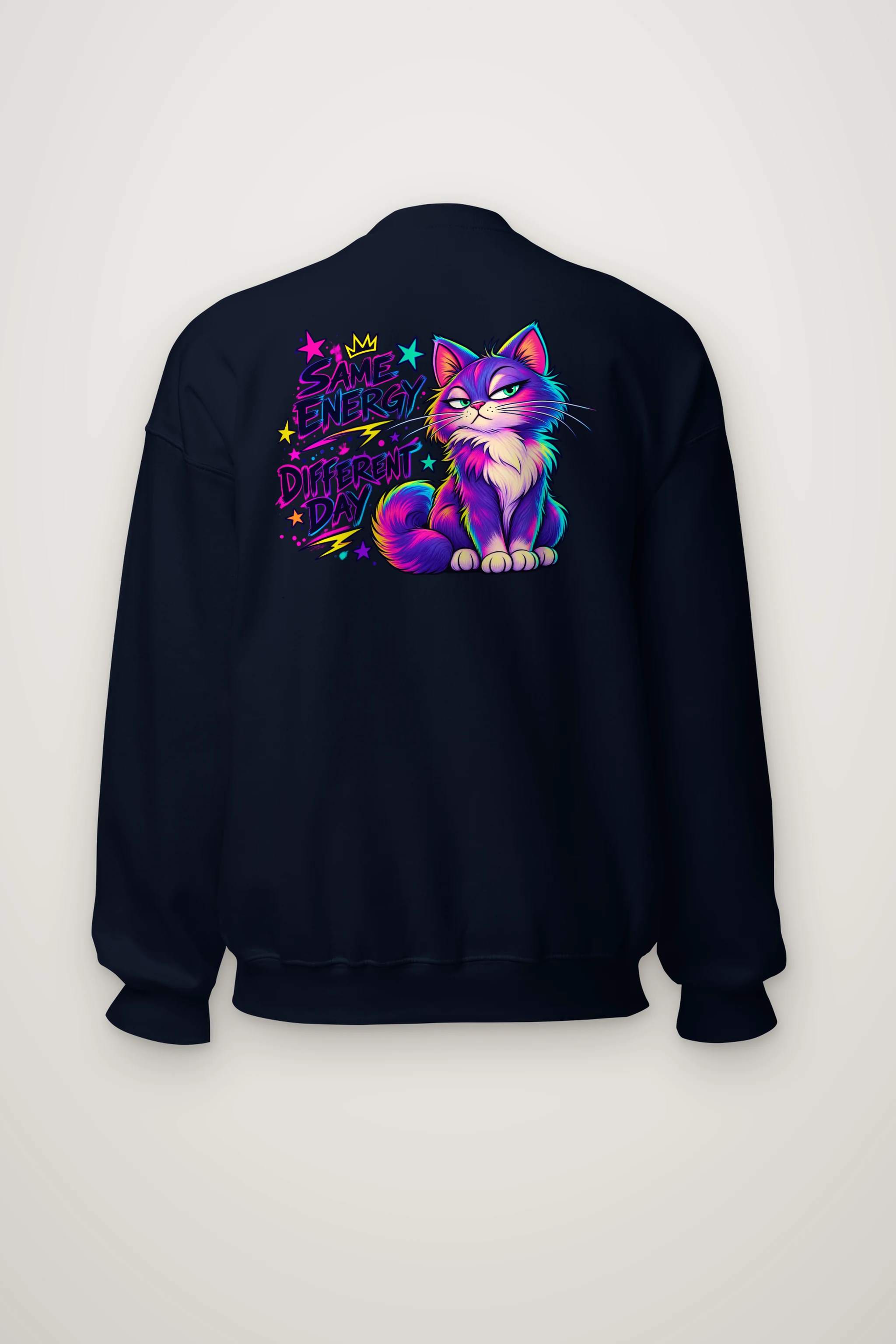 "Same Energy Different Day" Heavy Blend Unisex Crewneck Sweatshirt