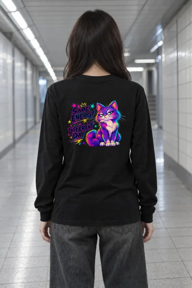 "Same Energy Different Day" Unisex Longsleeve T-shirt | Gildan 2400