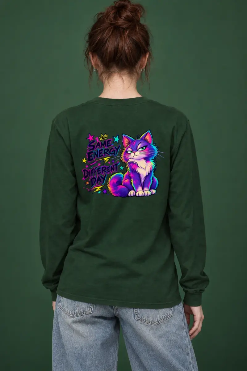"Same Energy Different Day" Unisex Longsleeve T-shirt