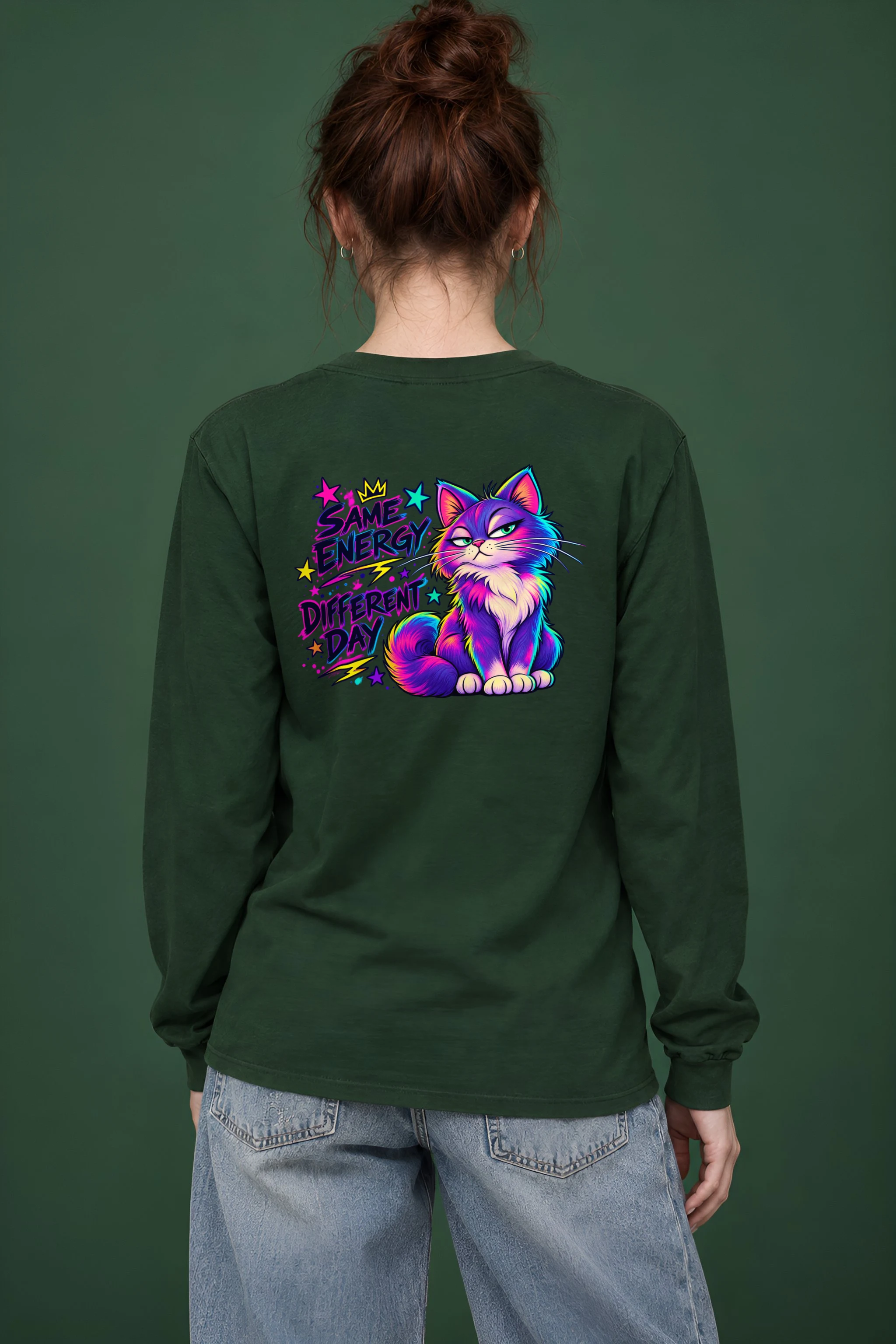 "Same Energy Different Day" Unisex Longsleeve T-shirt