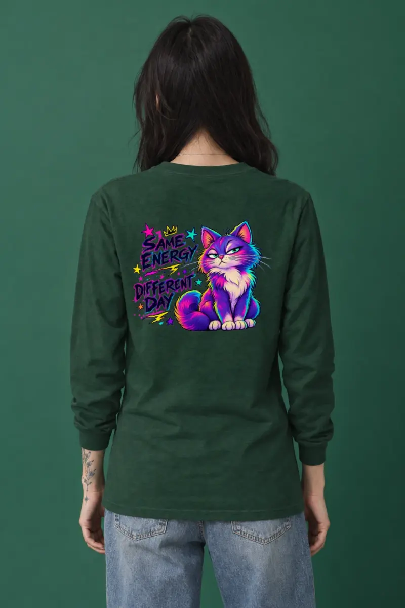 "Same Energy Different Day" Unisex Longsleeve T-shirt