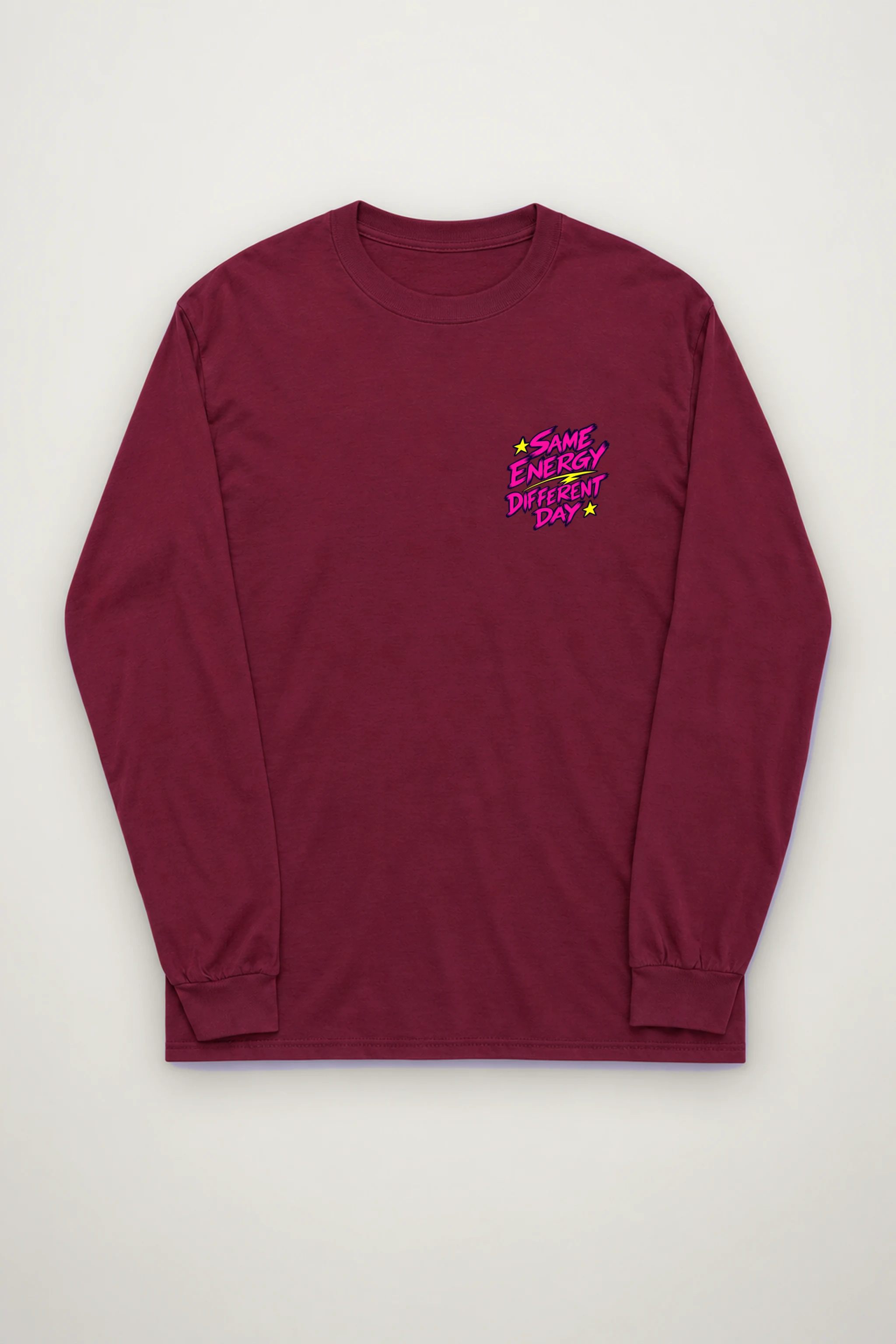"Same Energy Different Day" Unisex Longsleeve T-shirt