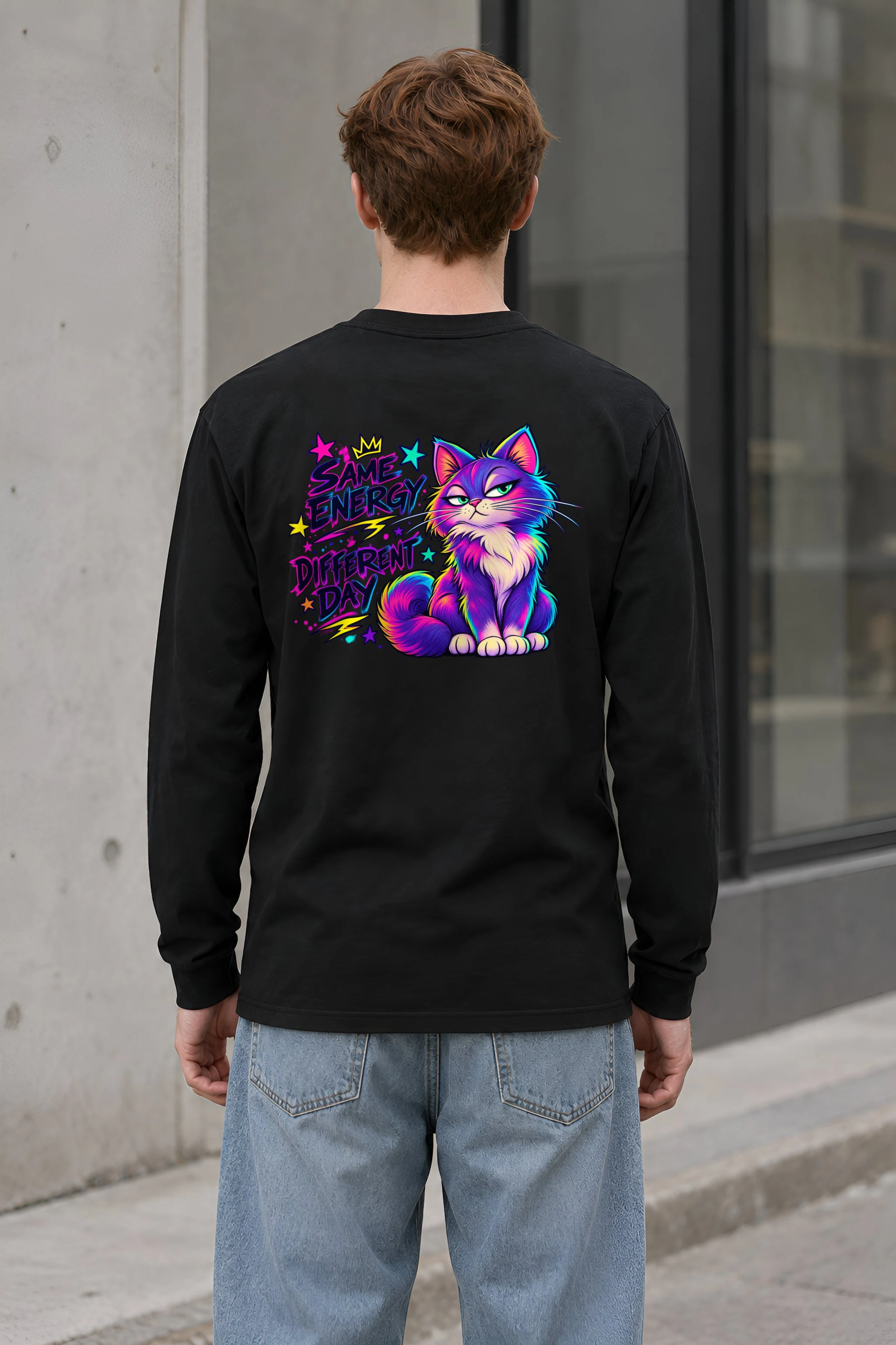 "Same Energy Different Day" Unisex Longsleeve T-shirt