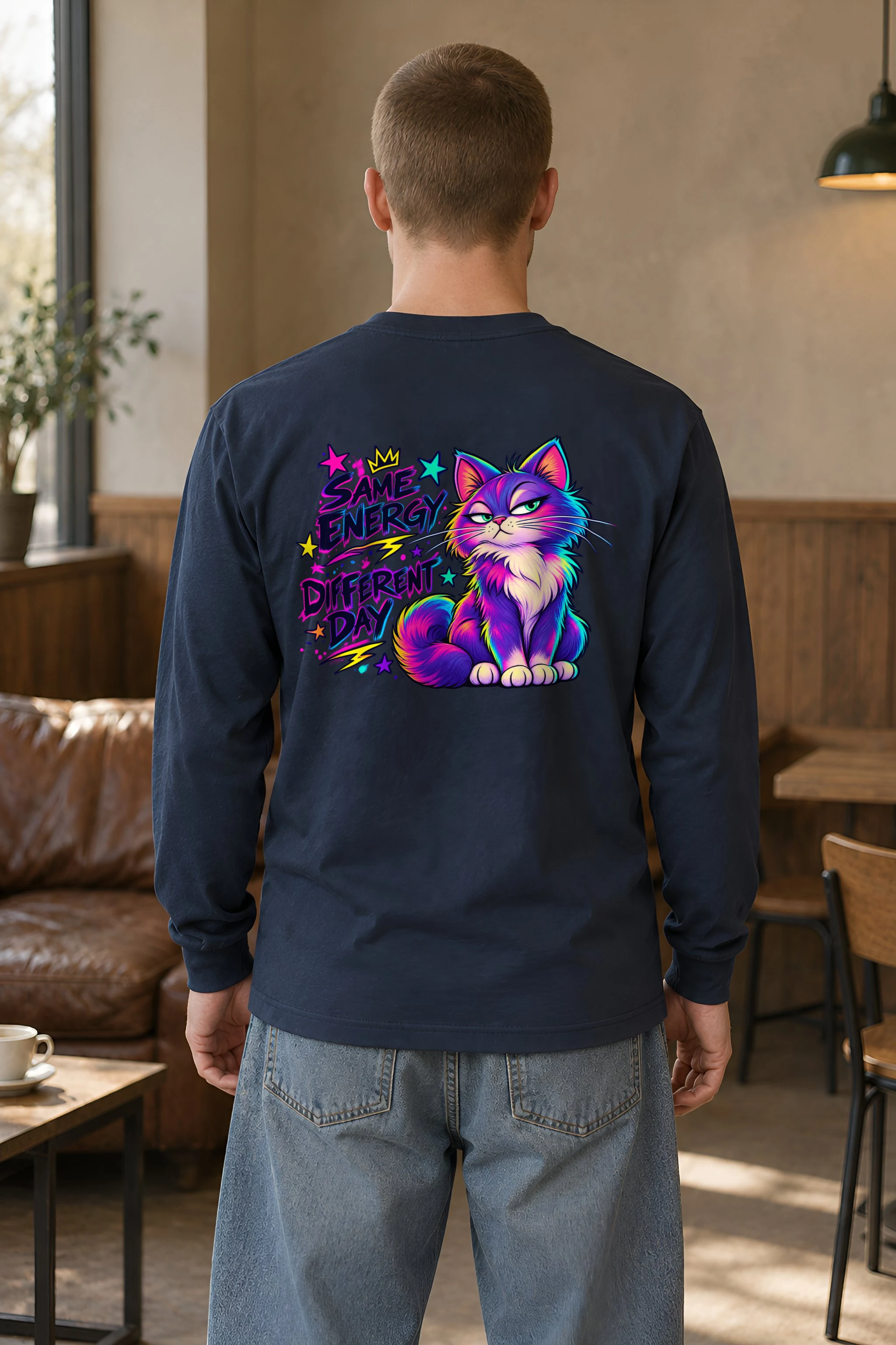 "Same Energy Different Day" Unisex Longsleeve T-shirt