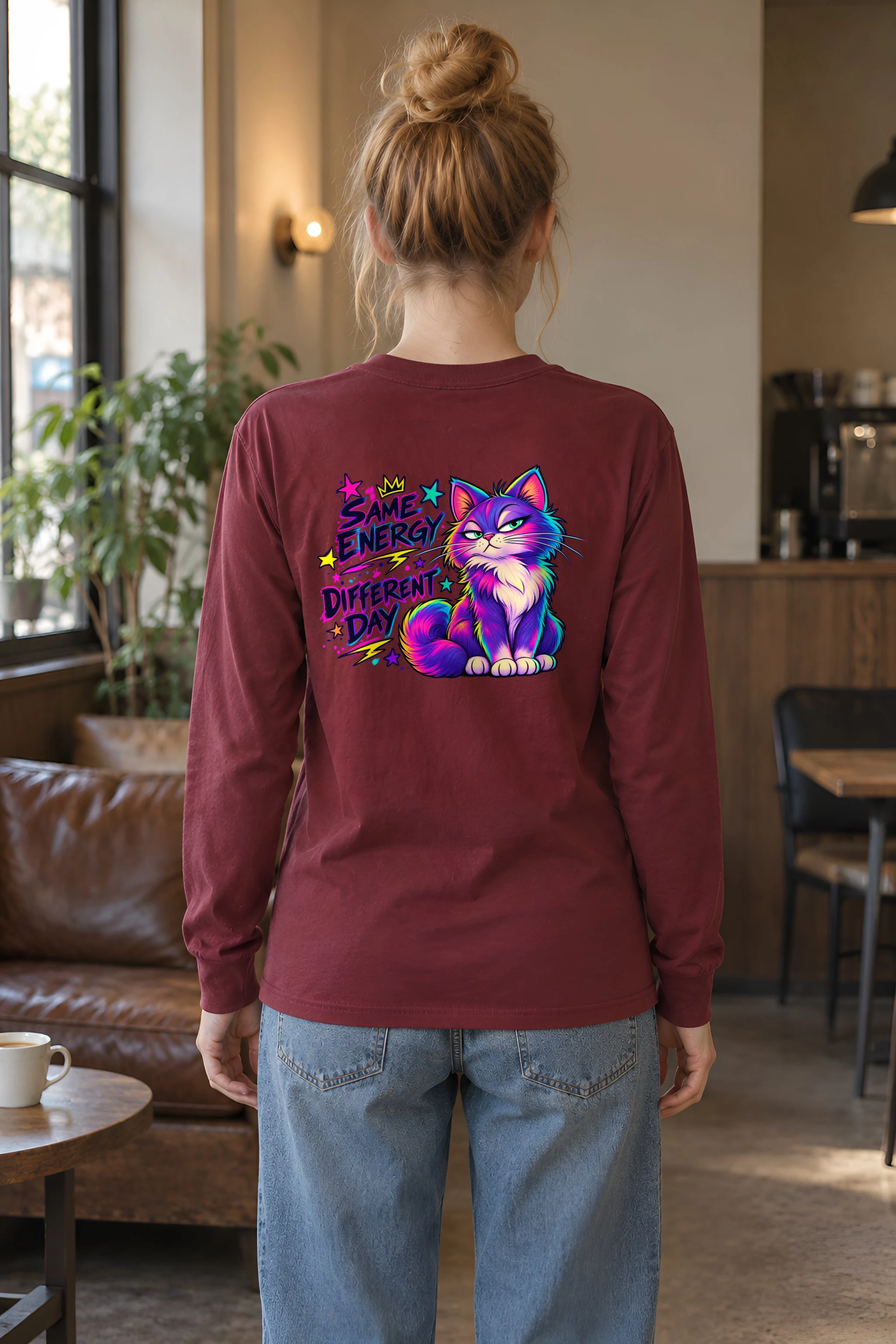 "Same Energy Different Day" Unisex Longsleeve T-shirt
